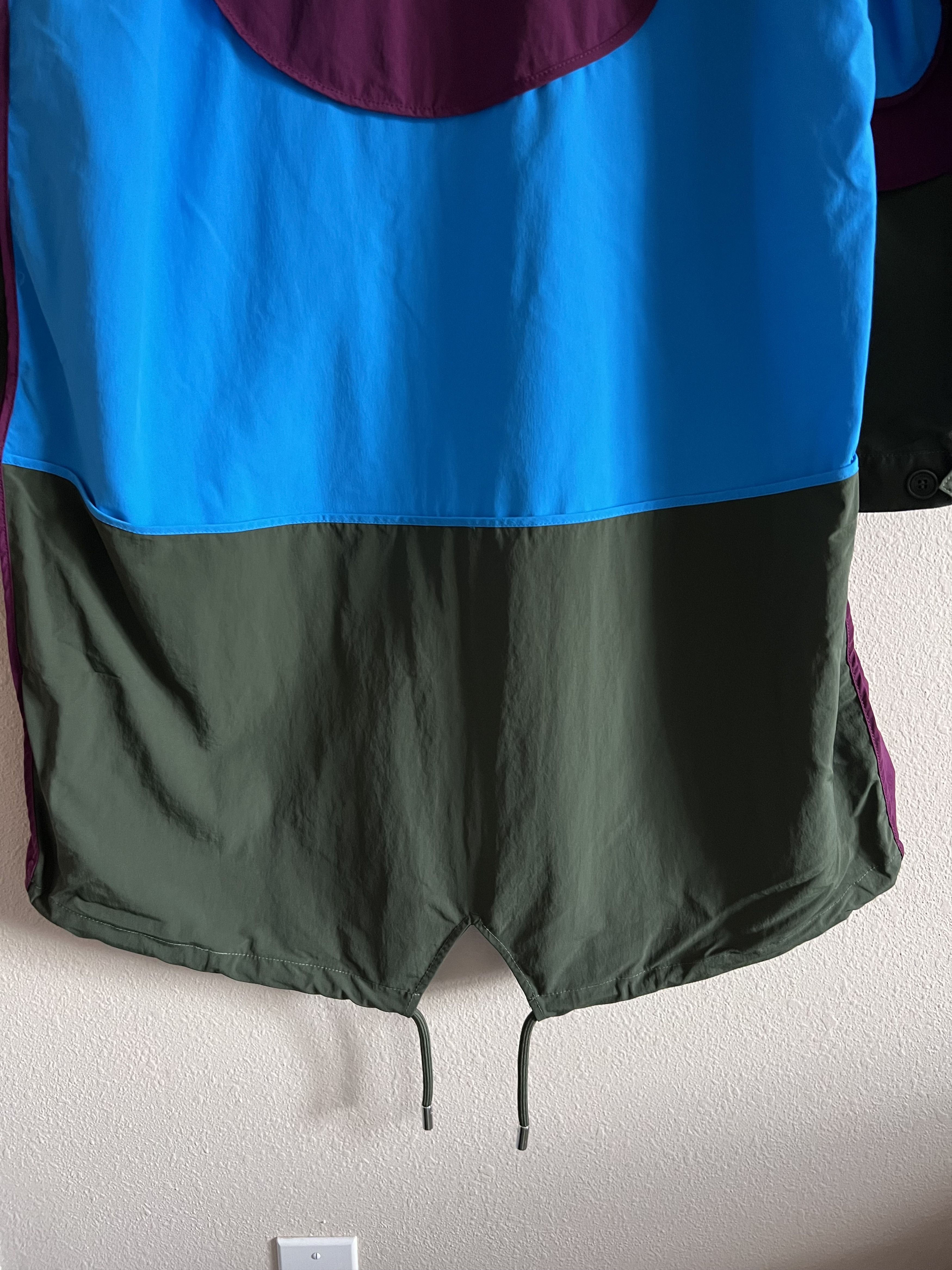 JW Anderson J.W. Anderson Long Color Black Parka in Bottle Green Size US XL / EU 56 / 4 - 8 Thumbnail