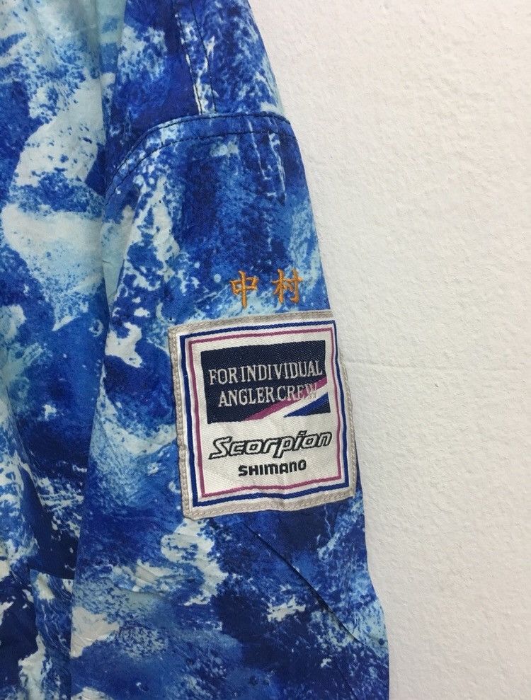 Japanese Brand shimano blue jacket Size US L / EU 52-54 / 3 - 3 Thumbnail