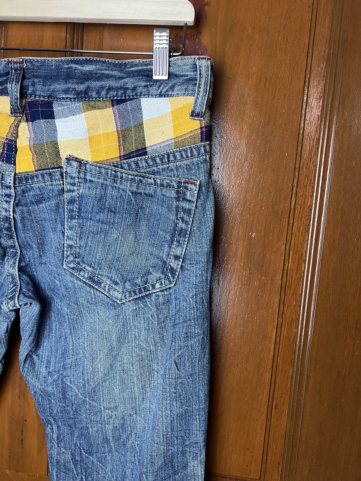 Japanese Brand × Vintage Double Waist Heart of Gold 1968 Distressed Denim Size US 32 / EU 48 - 10 Thumbnail