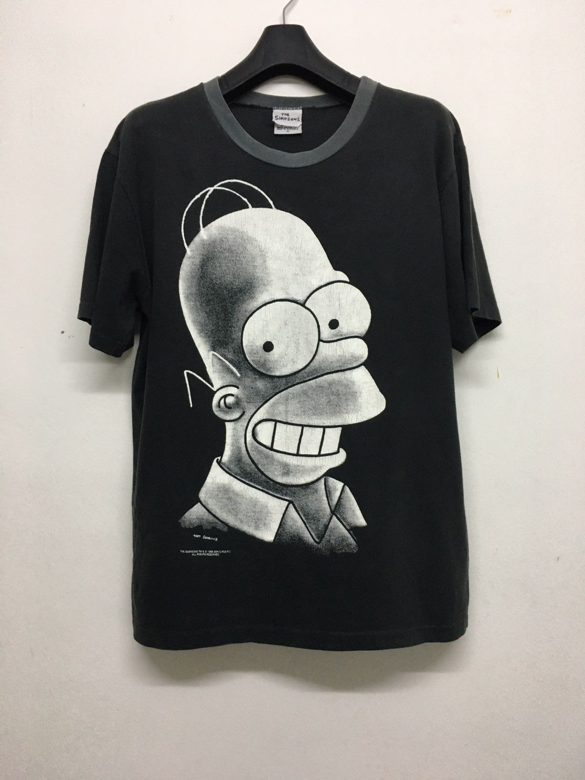 vintage homer simpson 94’ art by matt groening