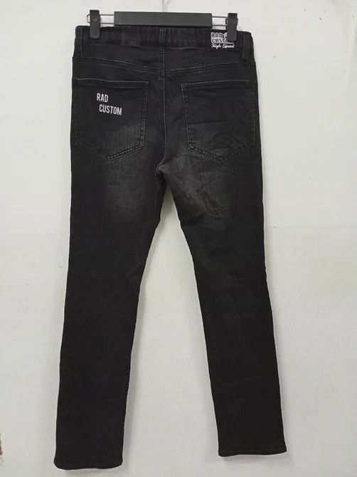 Japanese Brand Rad Custom Rock Printed Jeans Size US 29 - 2 Thumbnail