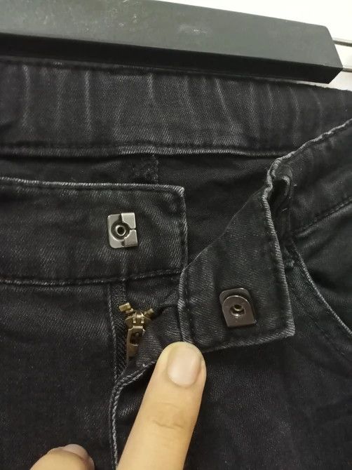 Japanese Brand Rad Custom Rock Printed Jeans Size US 29 - 7 Thumbnail