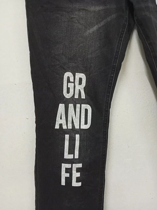 Japanese Brand Rad Custom Rock Printed Jeans Size US 29 - 5 Thumbnail