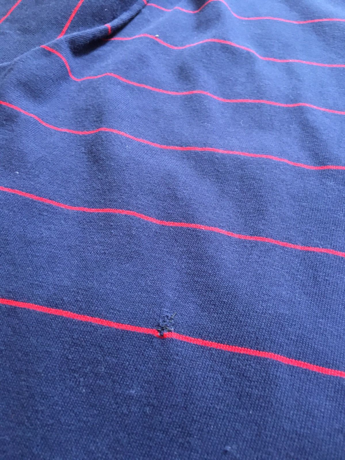 Champion vintage champian blue bar tag ; harvard blue stripe Size US L / EU 52-54 / 3 - 8 Thumbnail