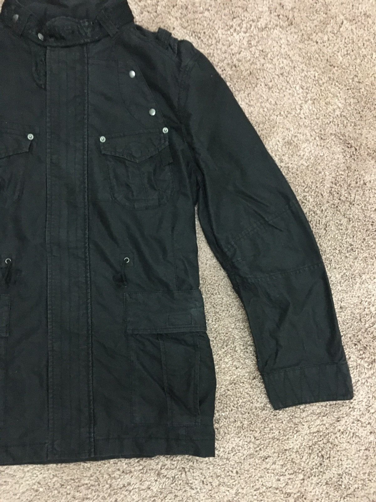 Japanese Brand black cotton jacket Size US L / EU 52-54 / 3 - 2 Thumbnail
