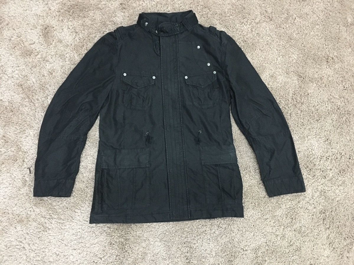 Japanese Brand black cotton jacket Size US L / EU 52-54 / 3 - 1 Thumbnail