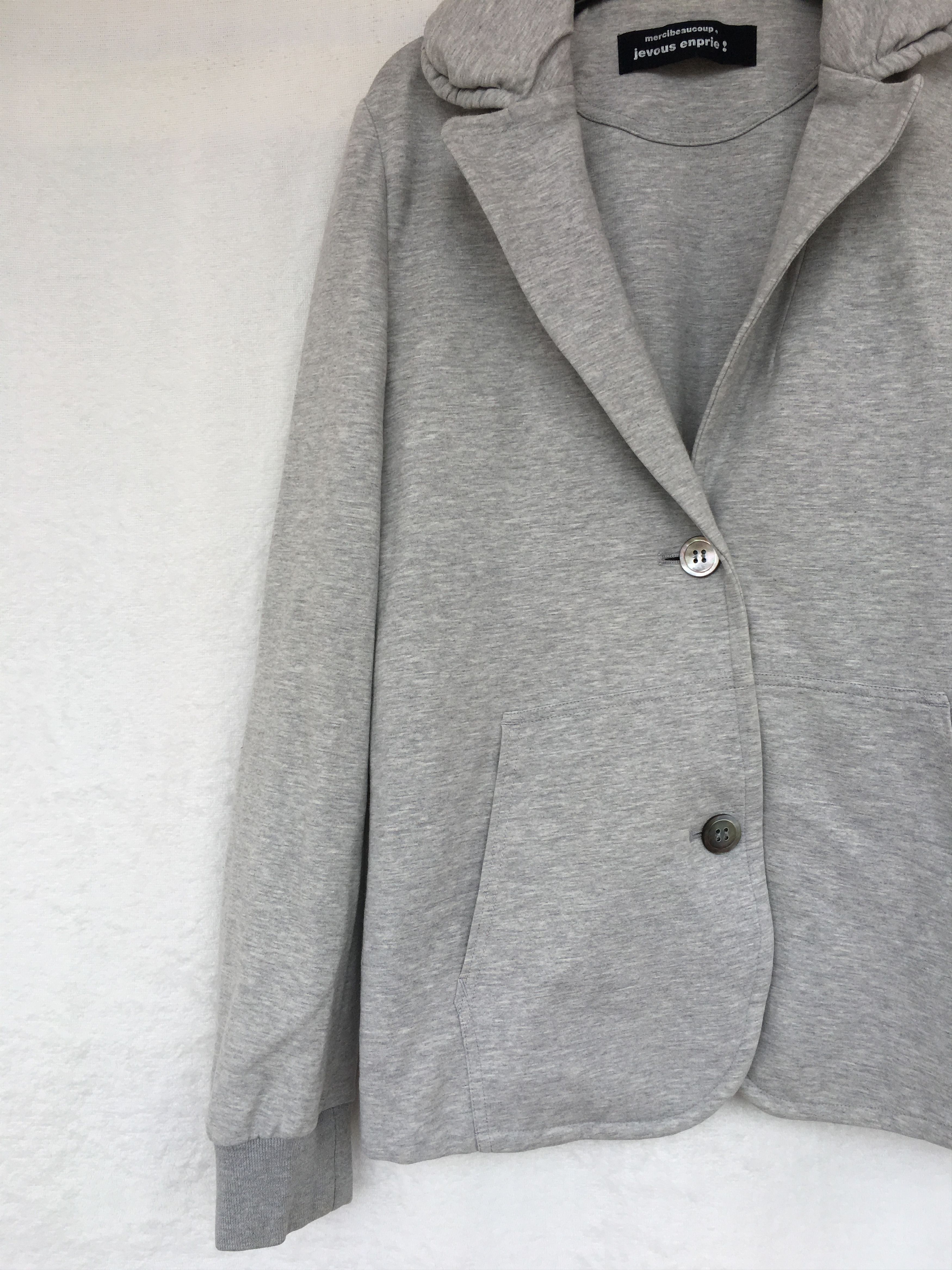 Issey Miyake gray light cotton jacket Size US M / EU 48-50 / 2 - 5 Thumbnail
