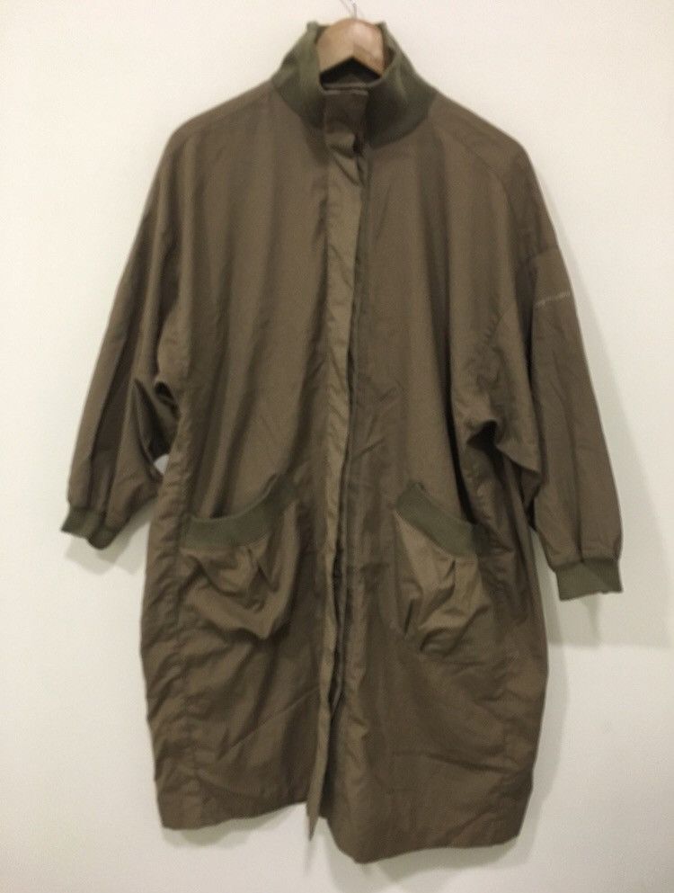 image of Issey Miyake Oversized Parka in Brown, Men's (Size Medium)