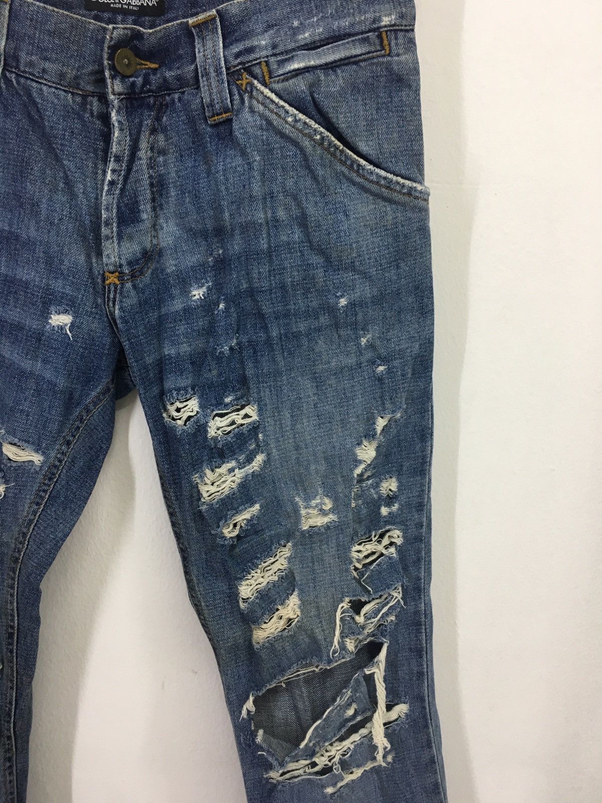 Dolce & Gabbana ripped jeans Size US 34 / EU 50 - 6 Thumbnail