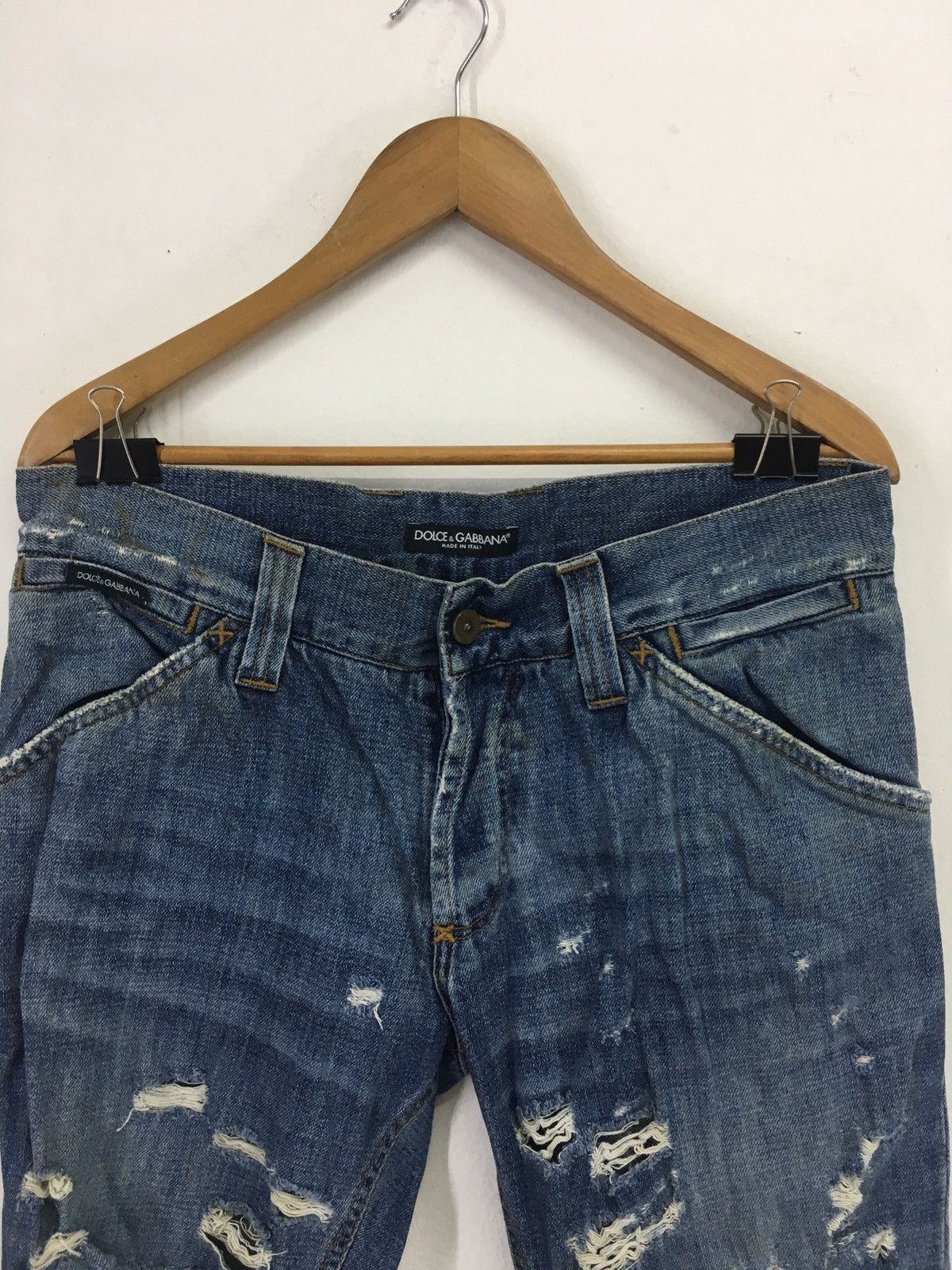 Dolce & Gabbana ripped jeans Size US 34 / EU 50 - 2 Thumbnail