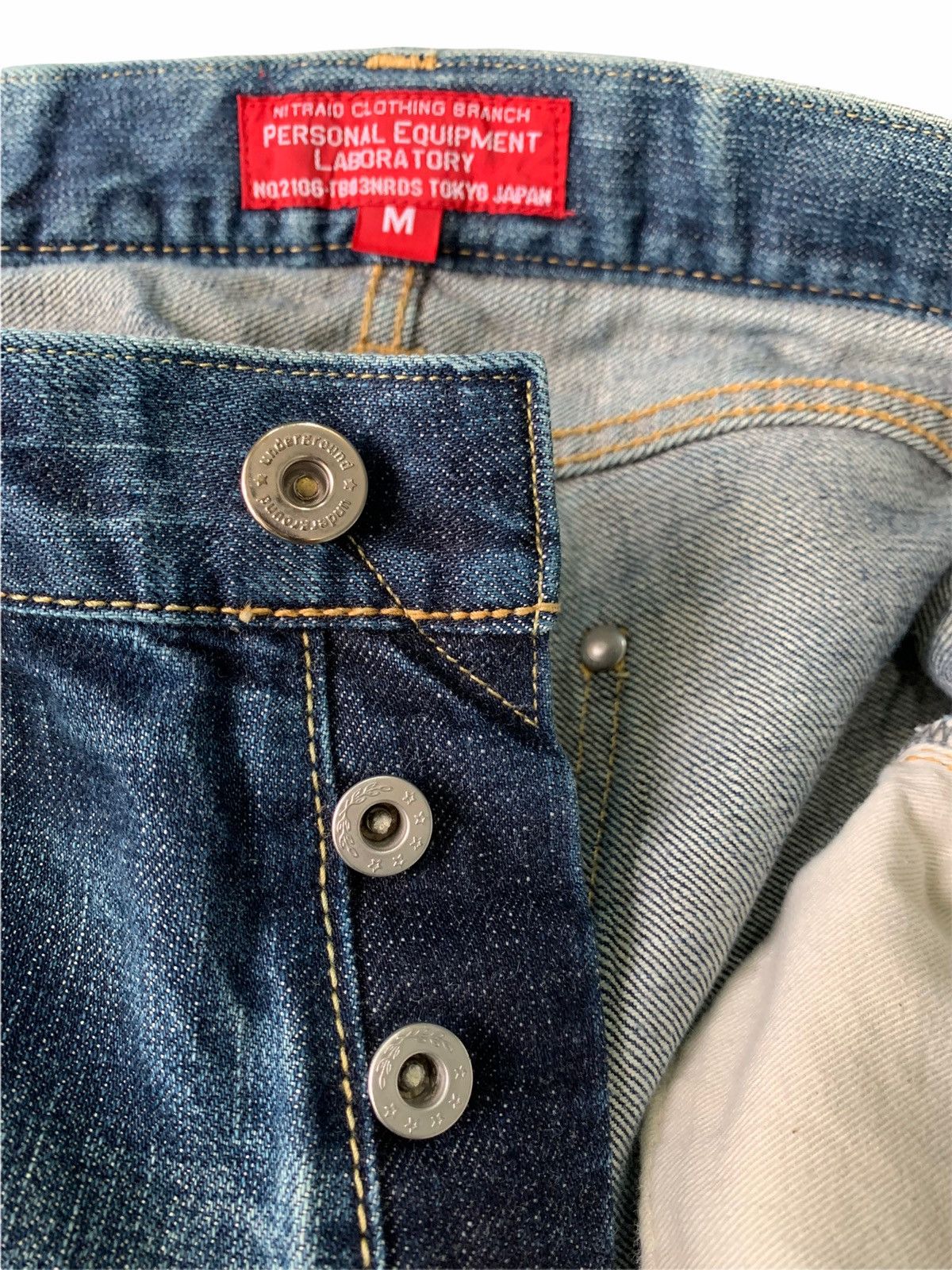 Japanese Brand Japanese Brand Nitraid Selvedge Jeans Anti Babylon Equiment Size US 32 / EU 48 - 23 Thumbnail