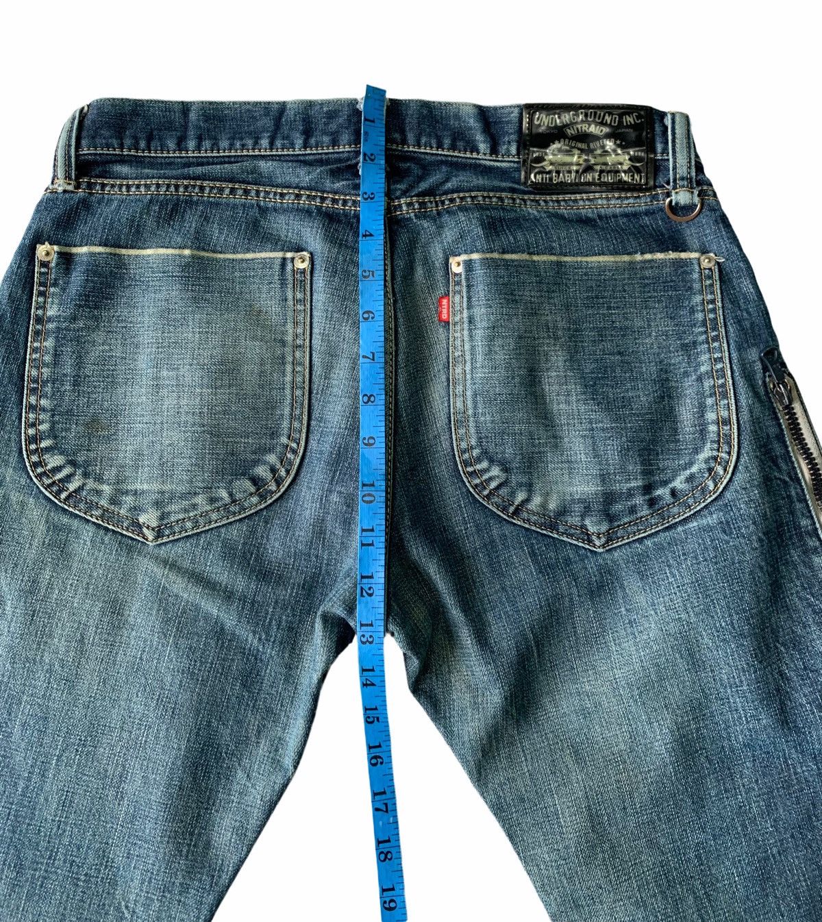 Japanese Brand Japanese Brand Nitraid Selvedge Jeans Anti Babylon Equiment Size US 32 / EU 48 - 21 Thumbnail
