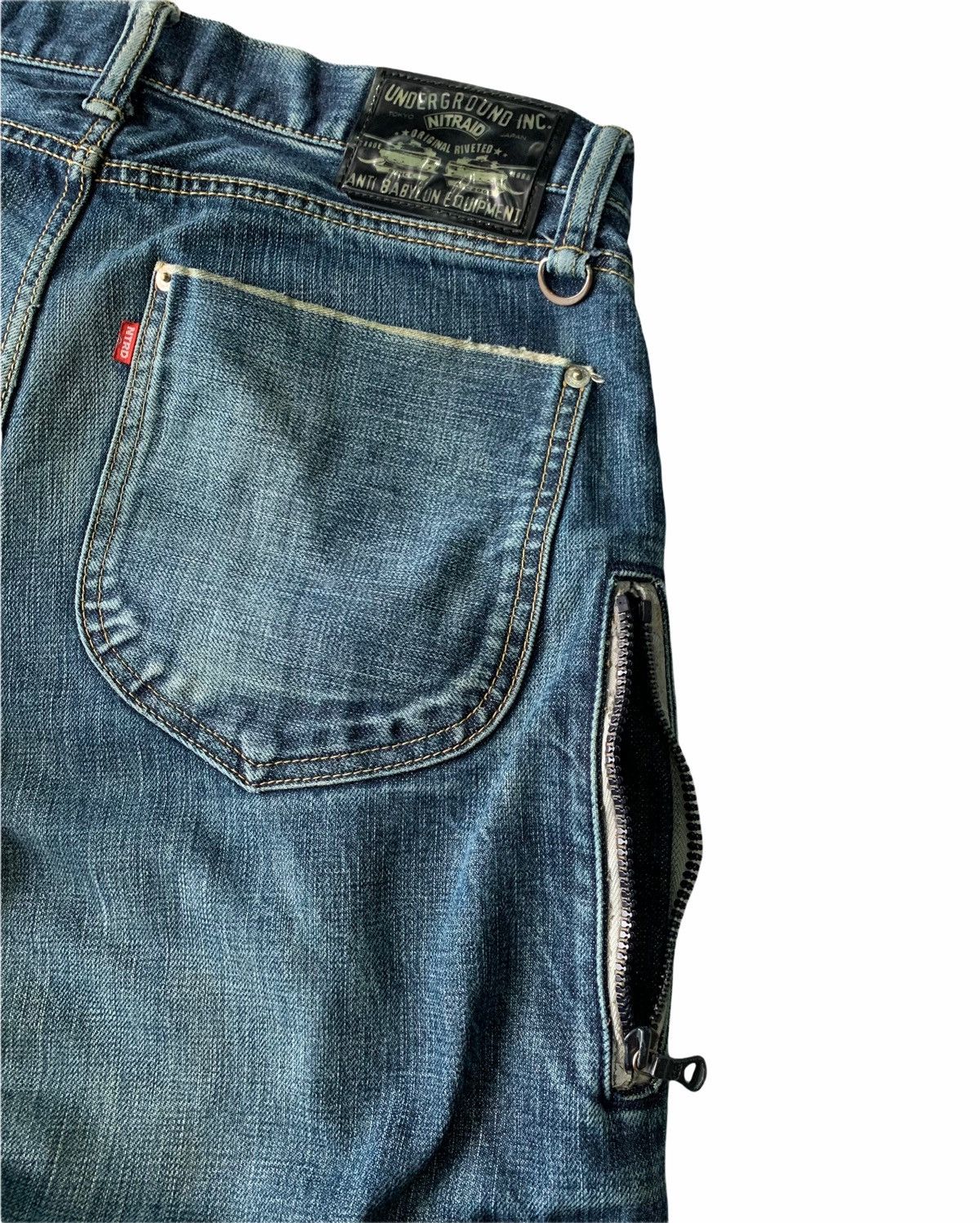 Japanese Brand Japanese Brand Nitraid Selvedge Jeans Anti Babylon Equiment Size US 32 / EU 48 - 14 Thumbnail