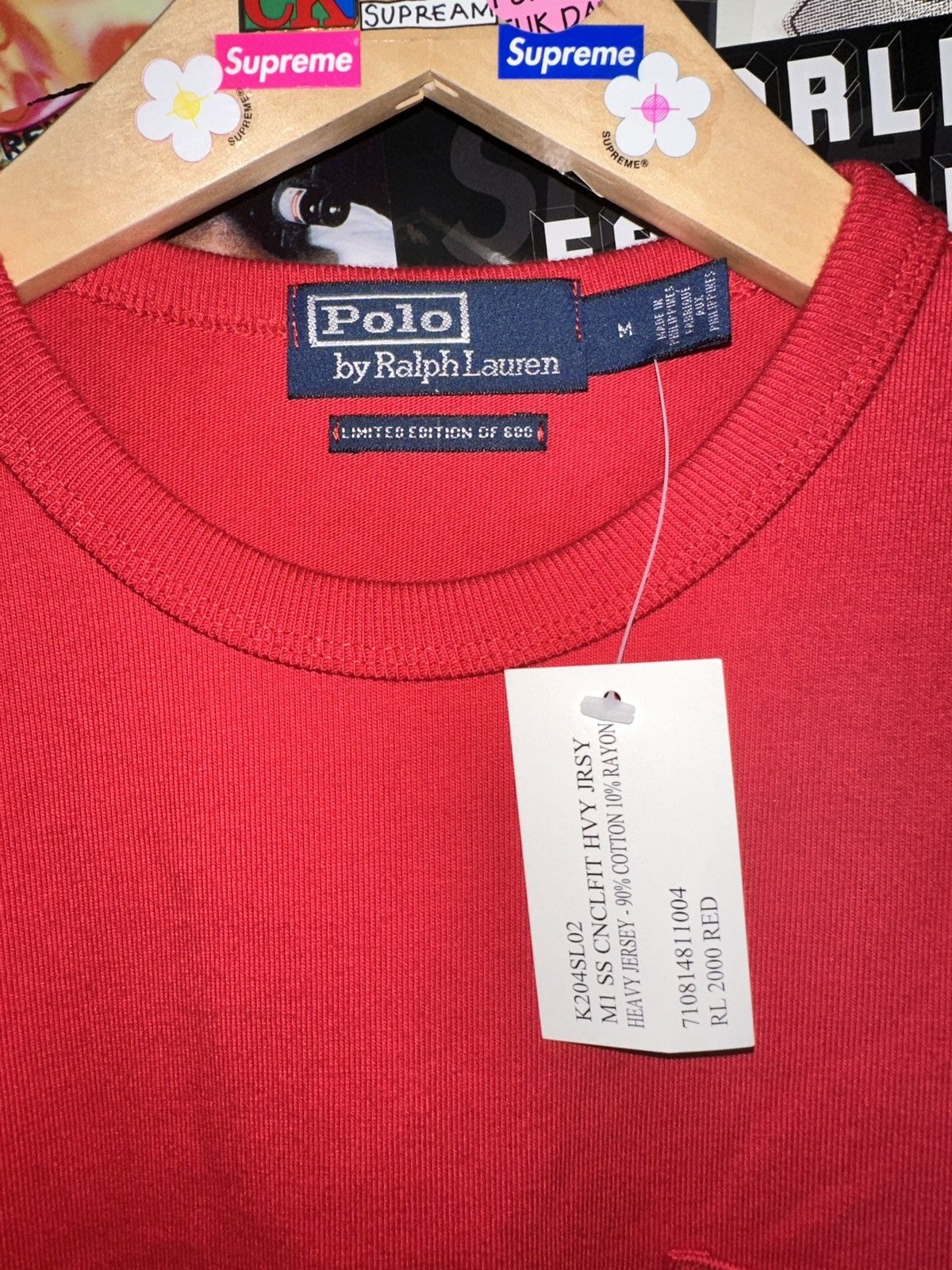 USA Olympics NEW Polo Ralph Lauren Tokyo Olympics P Wing Pocket Tee Red M Size US M / EU 48-50 / 2 - 3 Thumbnail
