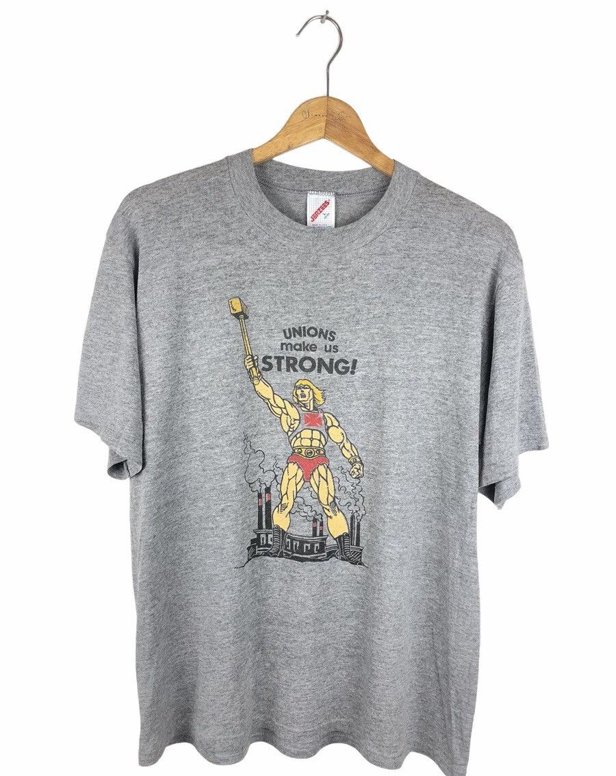 Vintage Vintage He-Man Comic Cartoon T-Shirt Size US L / EU 52-54 / 3 - 1 Thumbnail