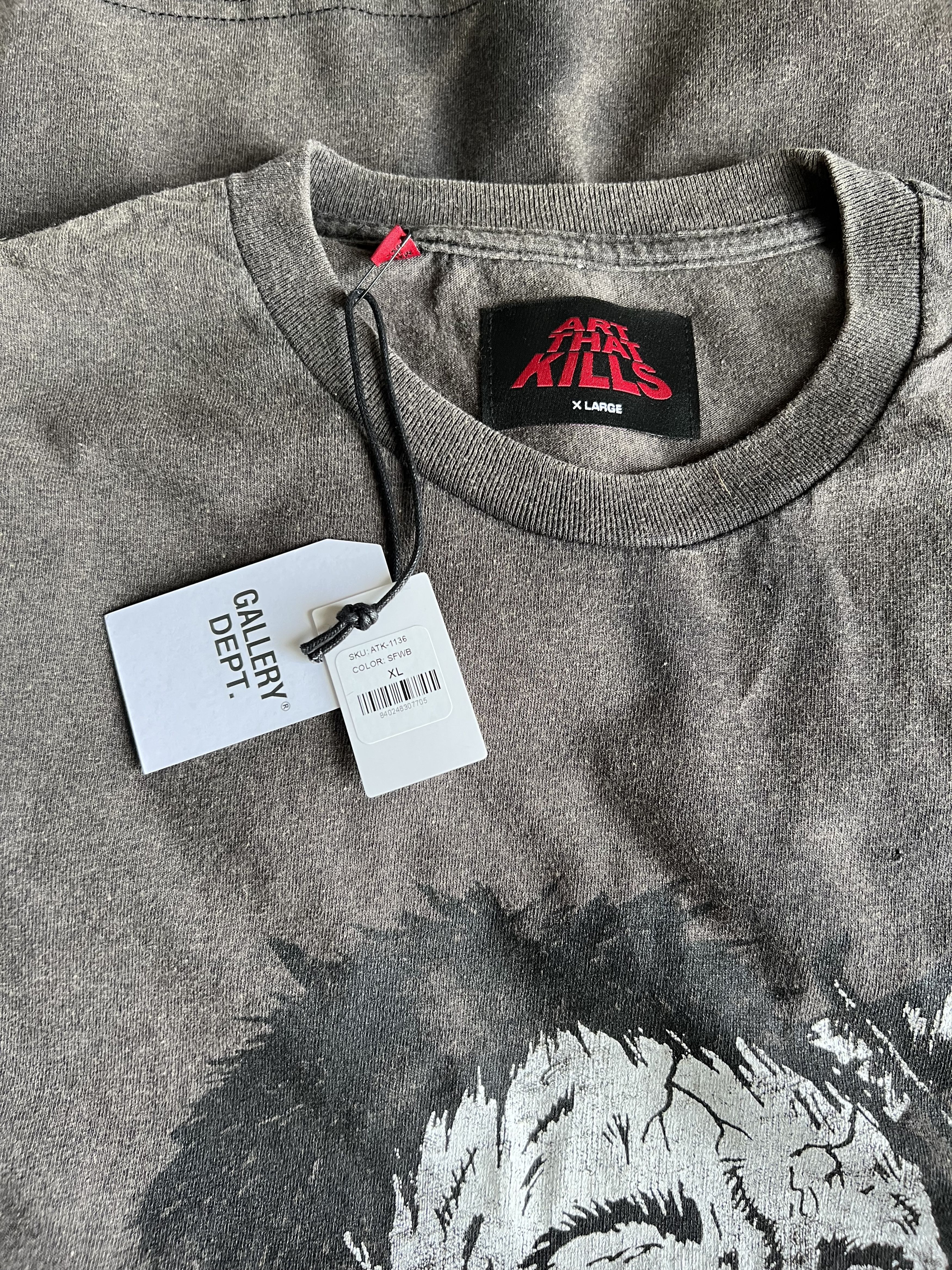 Gallery Dept. Gallery Dept. Faded Glitch Tee Size US XL / EU 56 / 4 - 7 Thumbnail