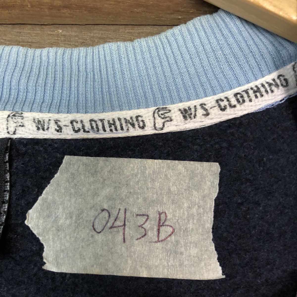 Japanese Brand Big Size Ws Clothing Dark Blue Sweatshirt #043B Size US XXL / EU 58 / 5 - 12 Thumbnail
