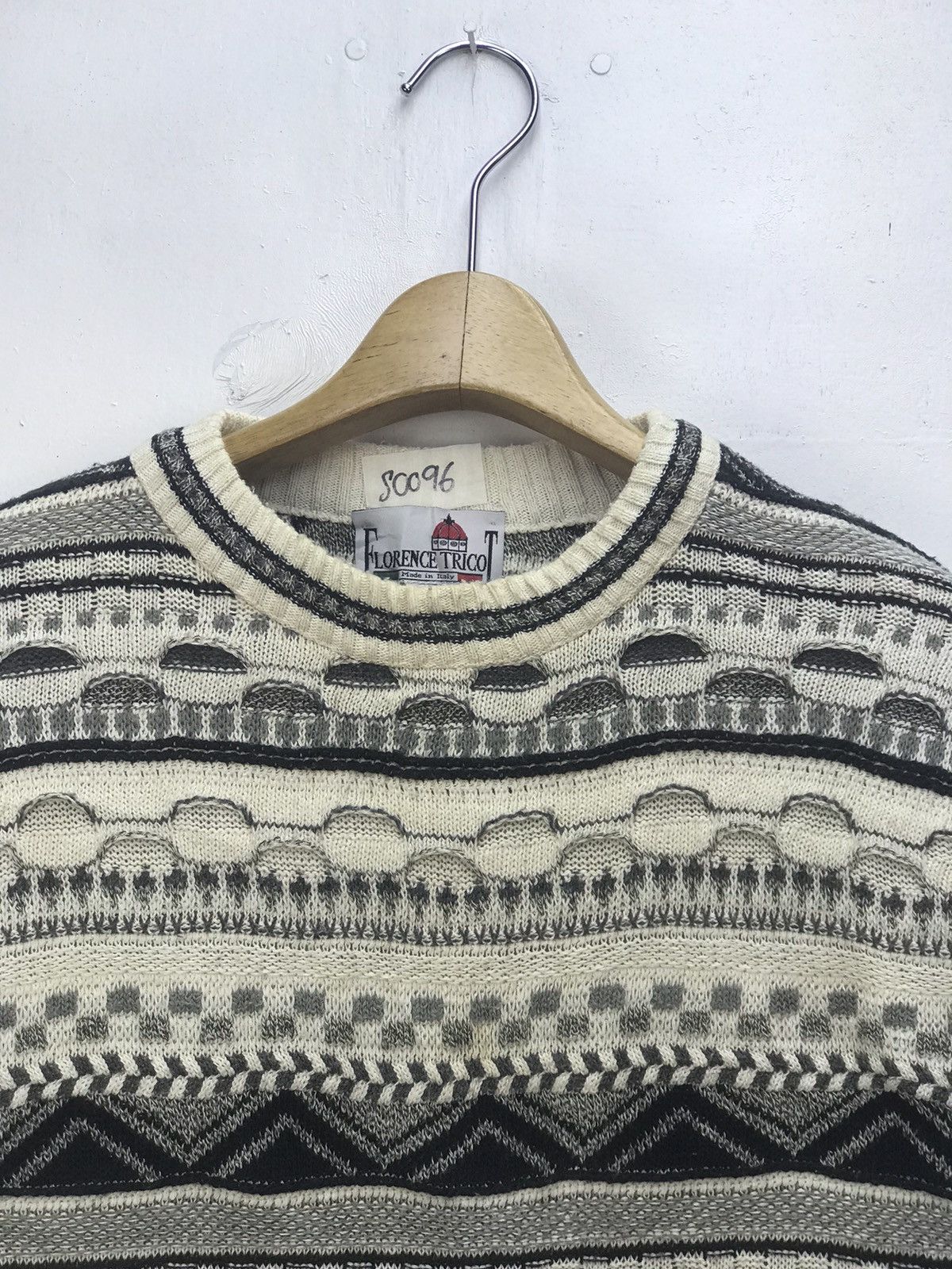 Florence Tricot Vintage Florence Tricot Made in Italy Coogi Style Size US XL / EU 56 / 4 - 3 Thumbnail
