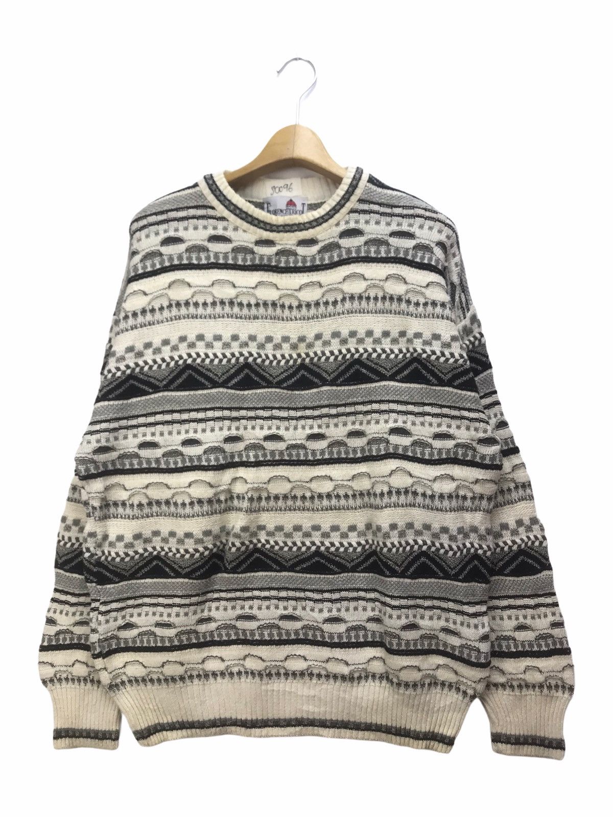 Florence Tricot Vintage Florence Tricot Made in Italy Coogi Style Size US XL / EU 56 / 4 - 1 Thumbnail