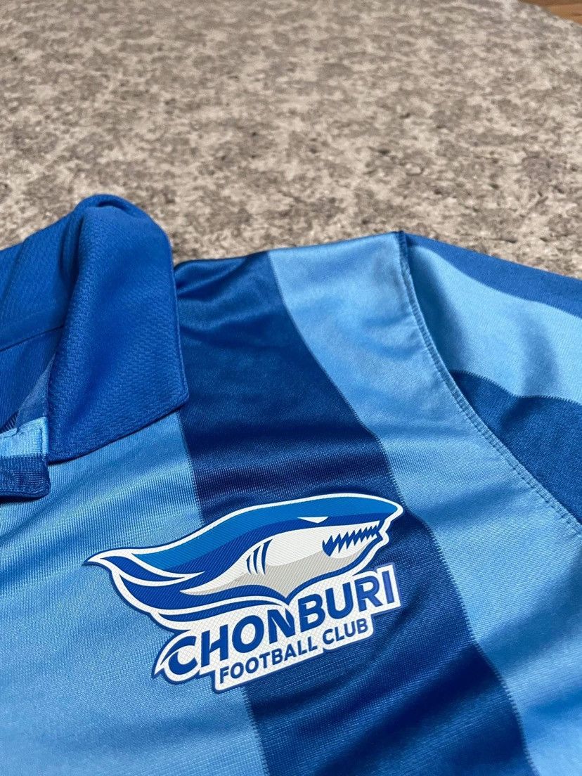 Nike Vintage Blue Stripes Jersey T-shirt Nike Chonduri 2013 Size US S / EU 44-46 / 1 - 3 Thumbnail