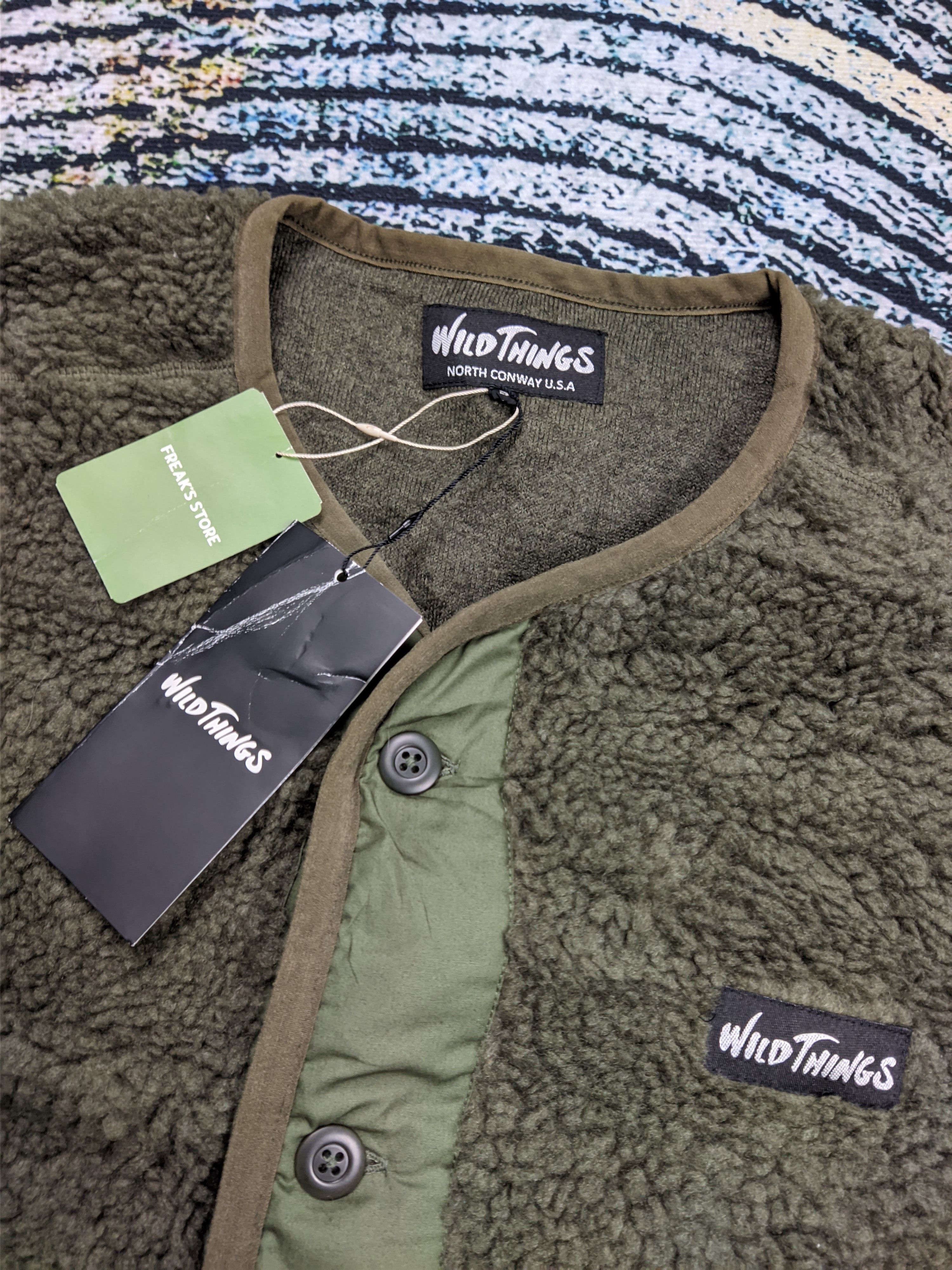 Japanese Brand × Vintage × Wild Things 🛎accept offer🛎Wild things mens boa coat cardigan Size US S / EU 44-46 / 1 - 4 Thumbnail