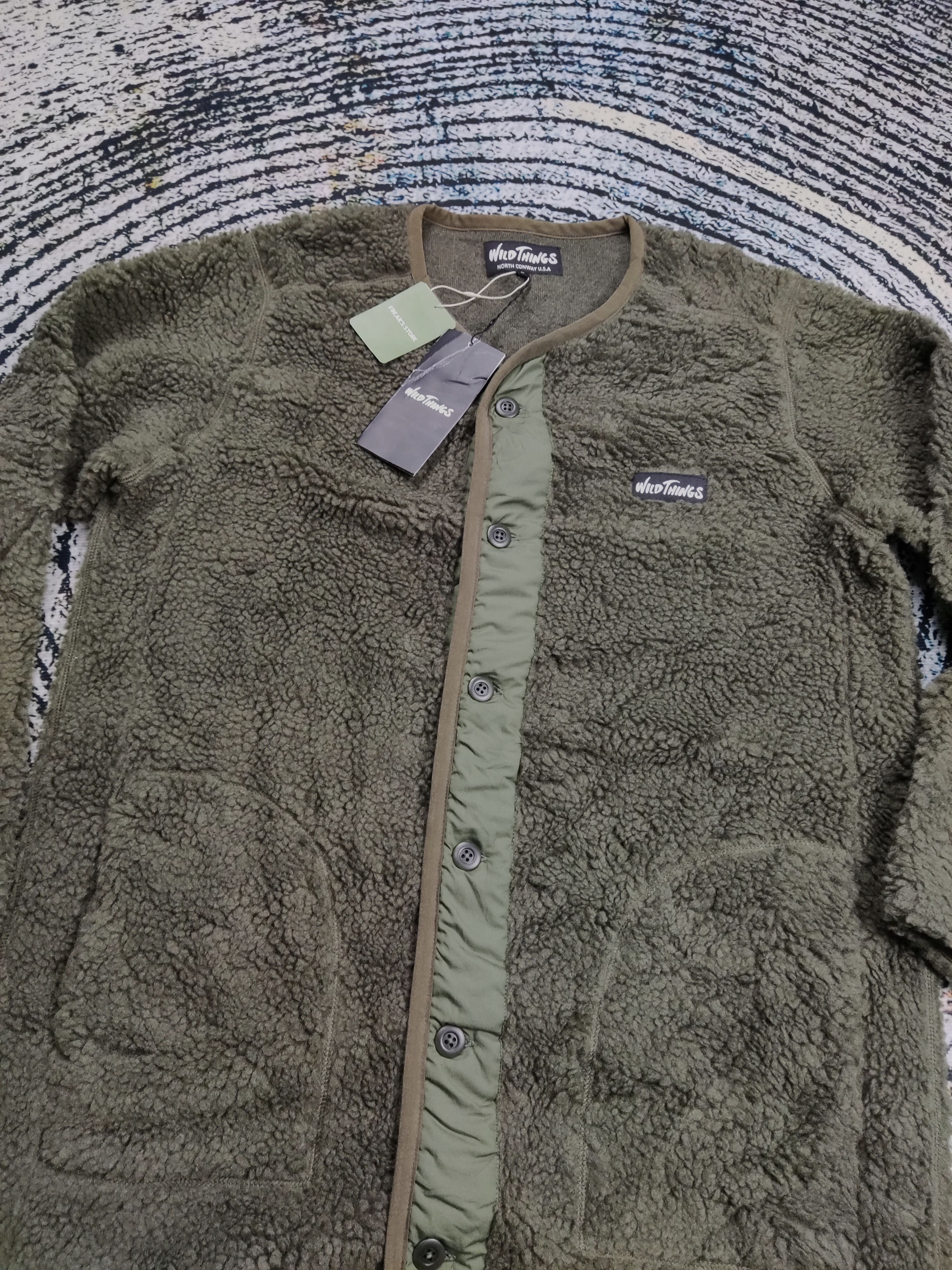 Japanese Brand × Vintage × Wild Things 🛎accept offer🛎Wild things mens boa coat cardigan Size US S / EU 44-46 / 1 - 2 Thumbnail