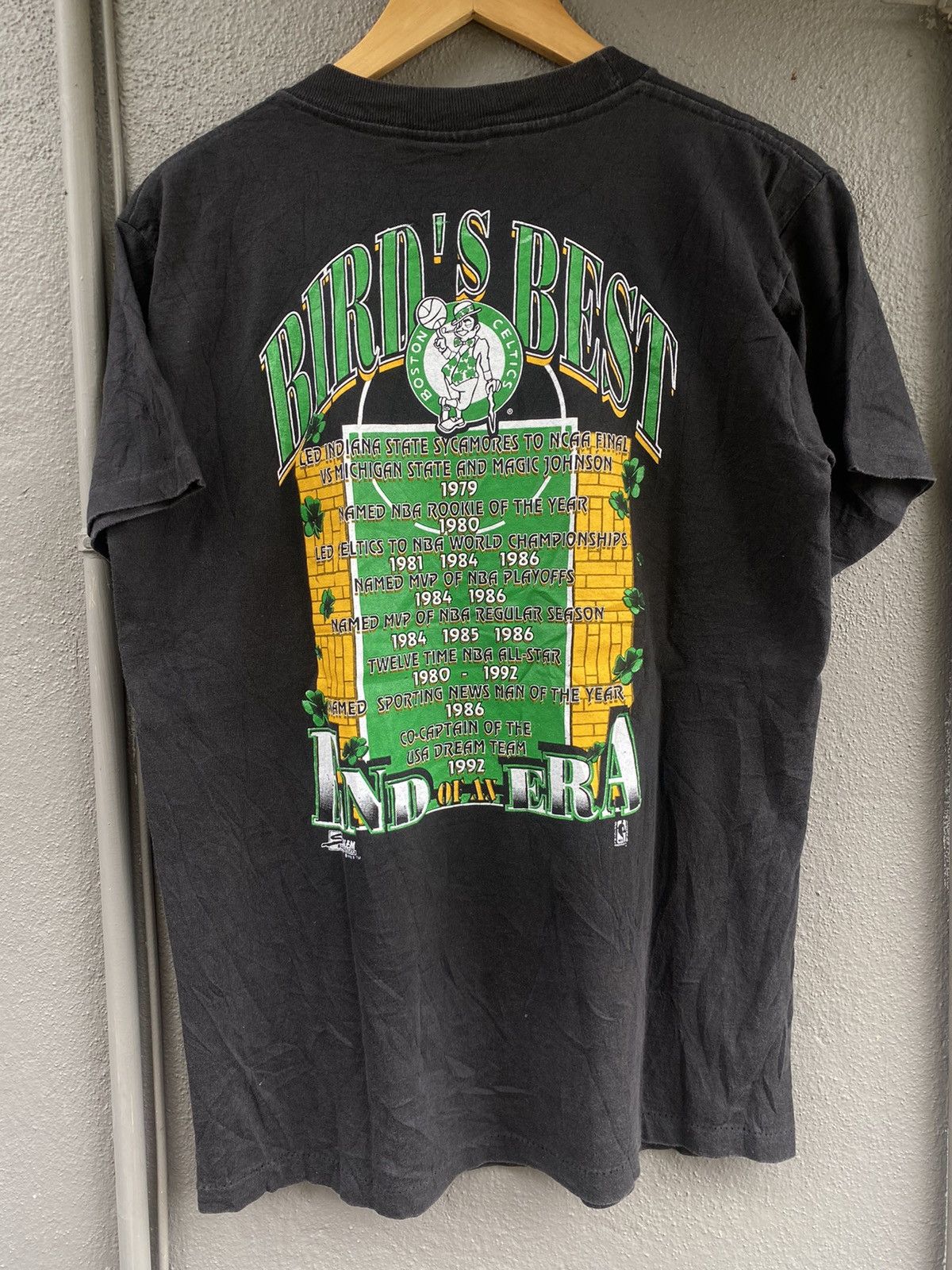 NBA Vintage RARE Larry Bird Legend NBA Boston Celtics Raptees Size US M / EU 48-50 / 2 - 4 Thumbnail