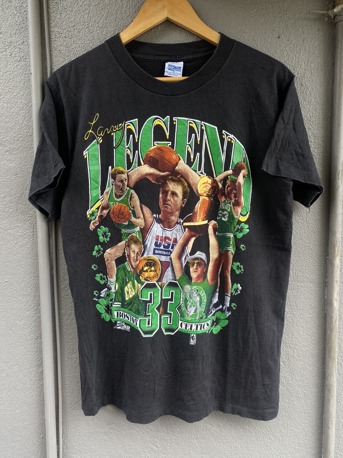 NBA Vintage RARE Larry Bird Legend NBA Boston Celtics Raptees Size US M / EU 48-50 / 2 - 3 Thumbnail