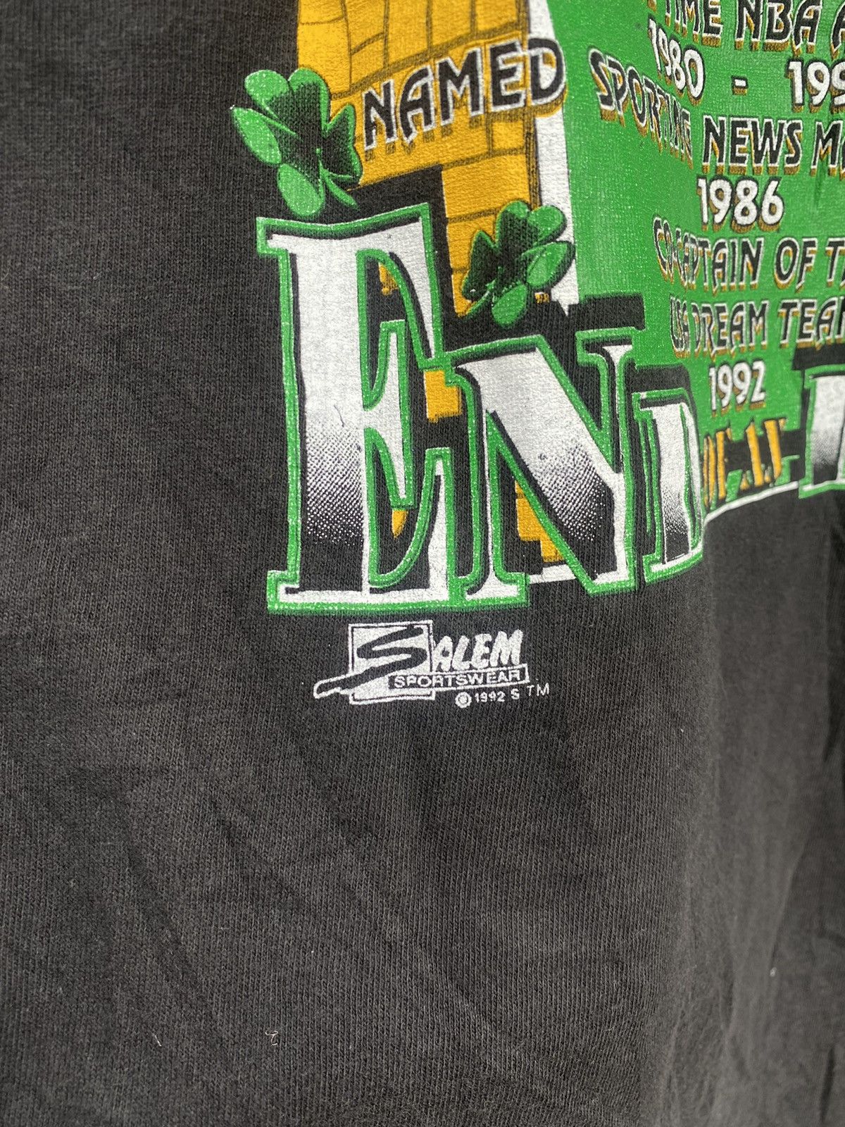 NBA Vintage RARE Larry Bird Legend NBA Boston Celtics Raptees Size US M / EU 48-50 / 2 - 5 Thumbnail