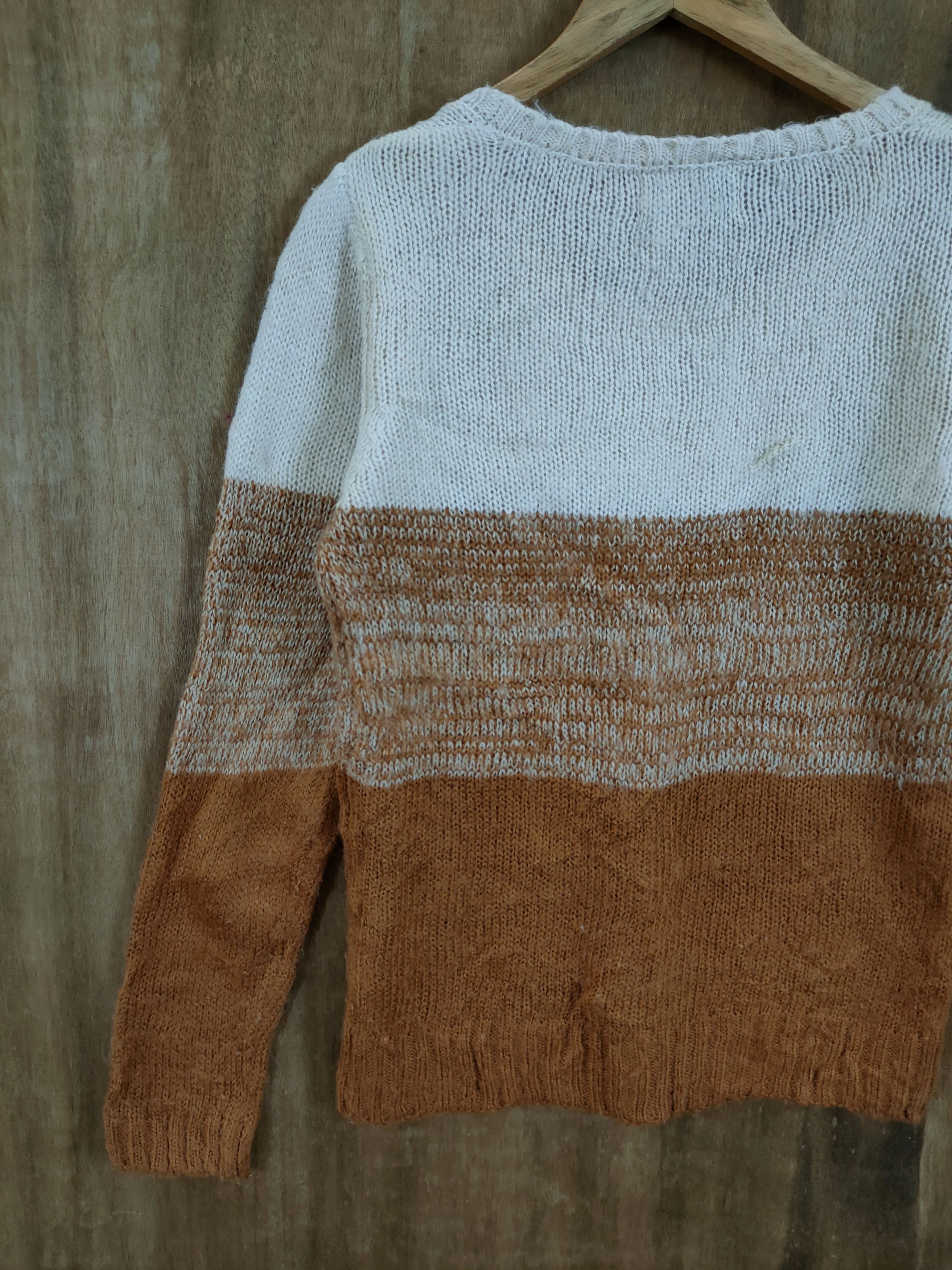 Homespun Knitwear D Word Troler stripe japan knitwear sweatshirt #46-974 Size US S / EU 44-46 / 1 - 9 Thumbnail