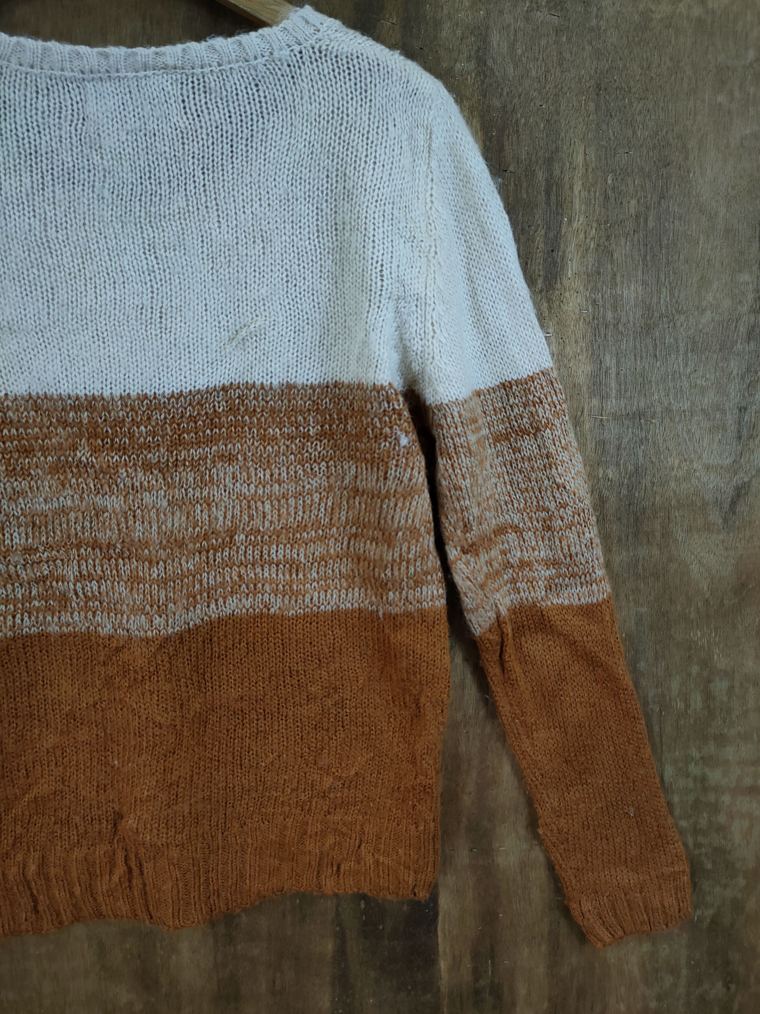 Homespun Knitwear D Word Troler stripe japan knitwear sweatshirt #46-974 Size US S / EU 44-46 / 1 - 10 Thumbnail