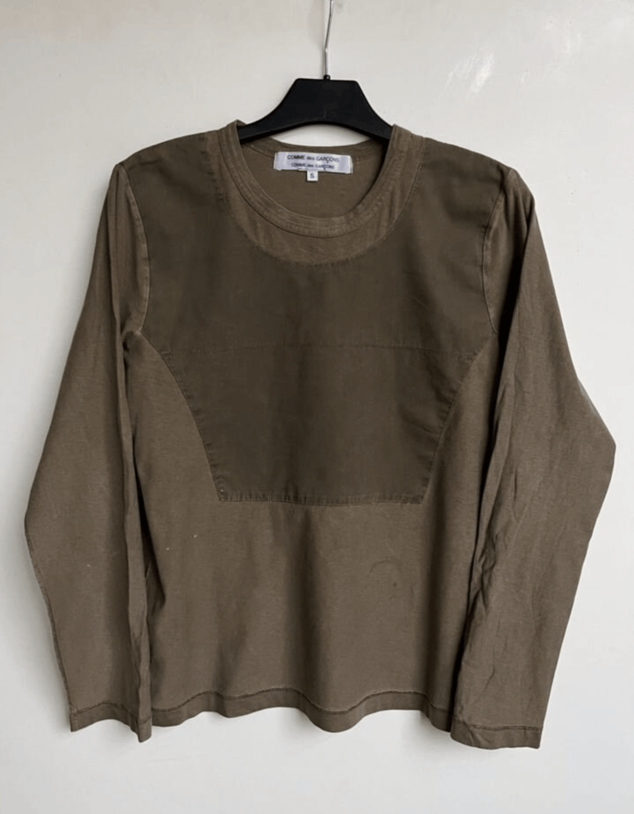 Comme des Garcons Military Inside-out Longsleeve T-Shirt Size S / US 4 / IT 40 - 1 Thumbnail