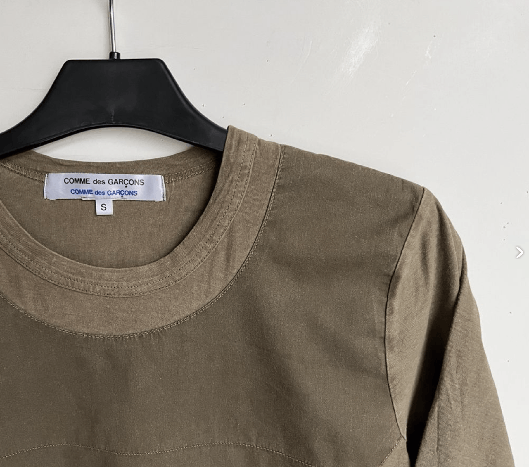 Comme des Garcons Military Inside-out Longsleeve T-Shirt Size S / US 4 / IT 40 - 3 Thumbnail