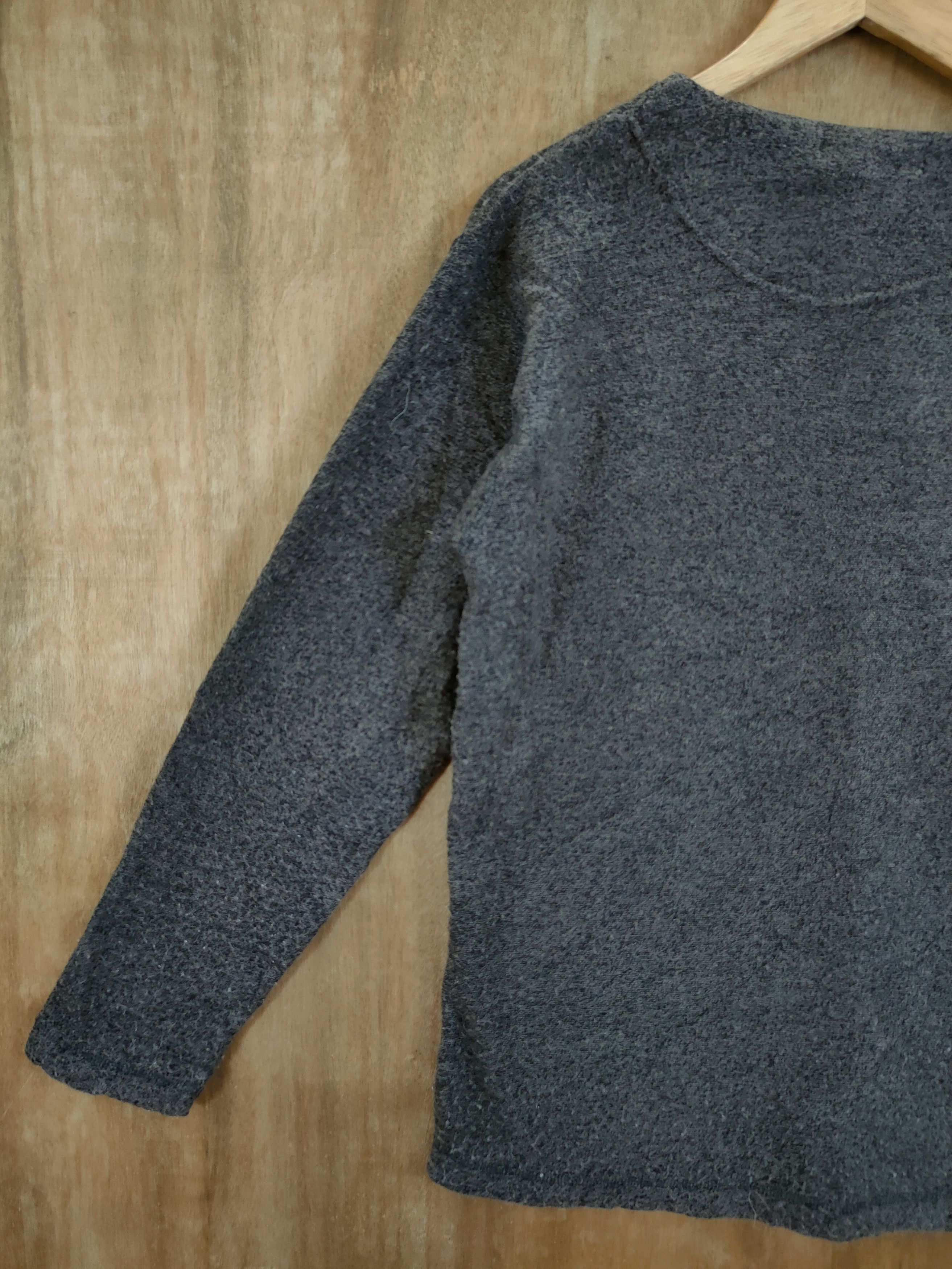 Japanese Brand D Modern plain brown knitwear sweatshirt #46-941 Size US M / EU 48-50 / 2 - 8 Thumbnail