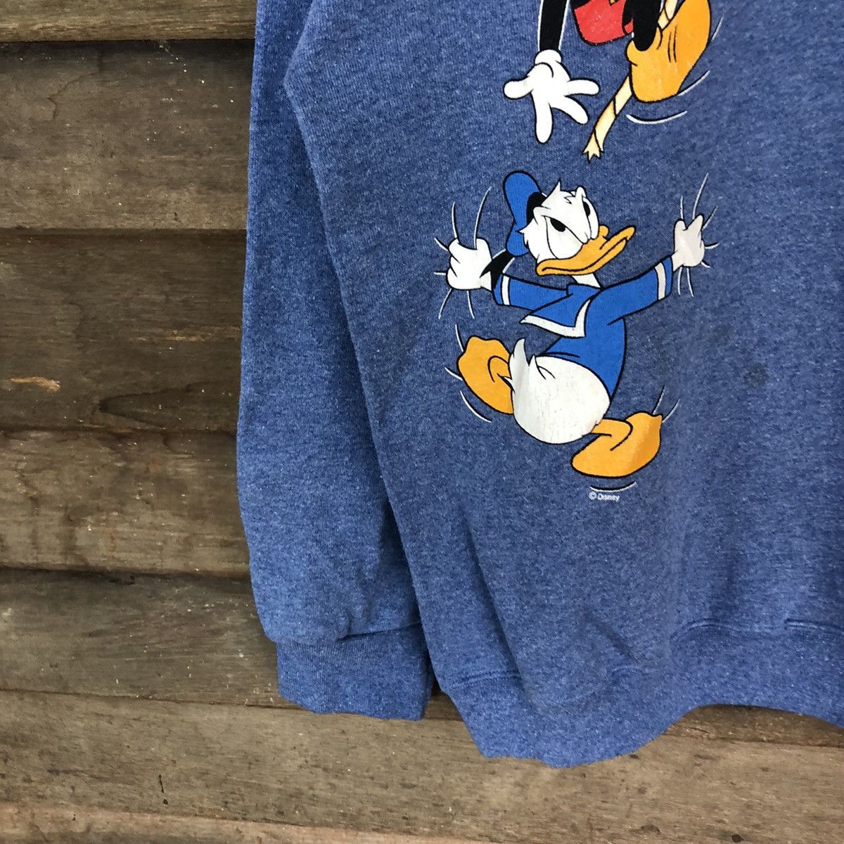 Vintage Mickey Mouse disney tag tultex vintage Blue Sweatshirt #5045 Size US L / EU 52-54 / 3 - 4 Thumbnail
