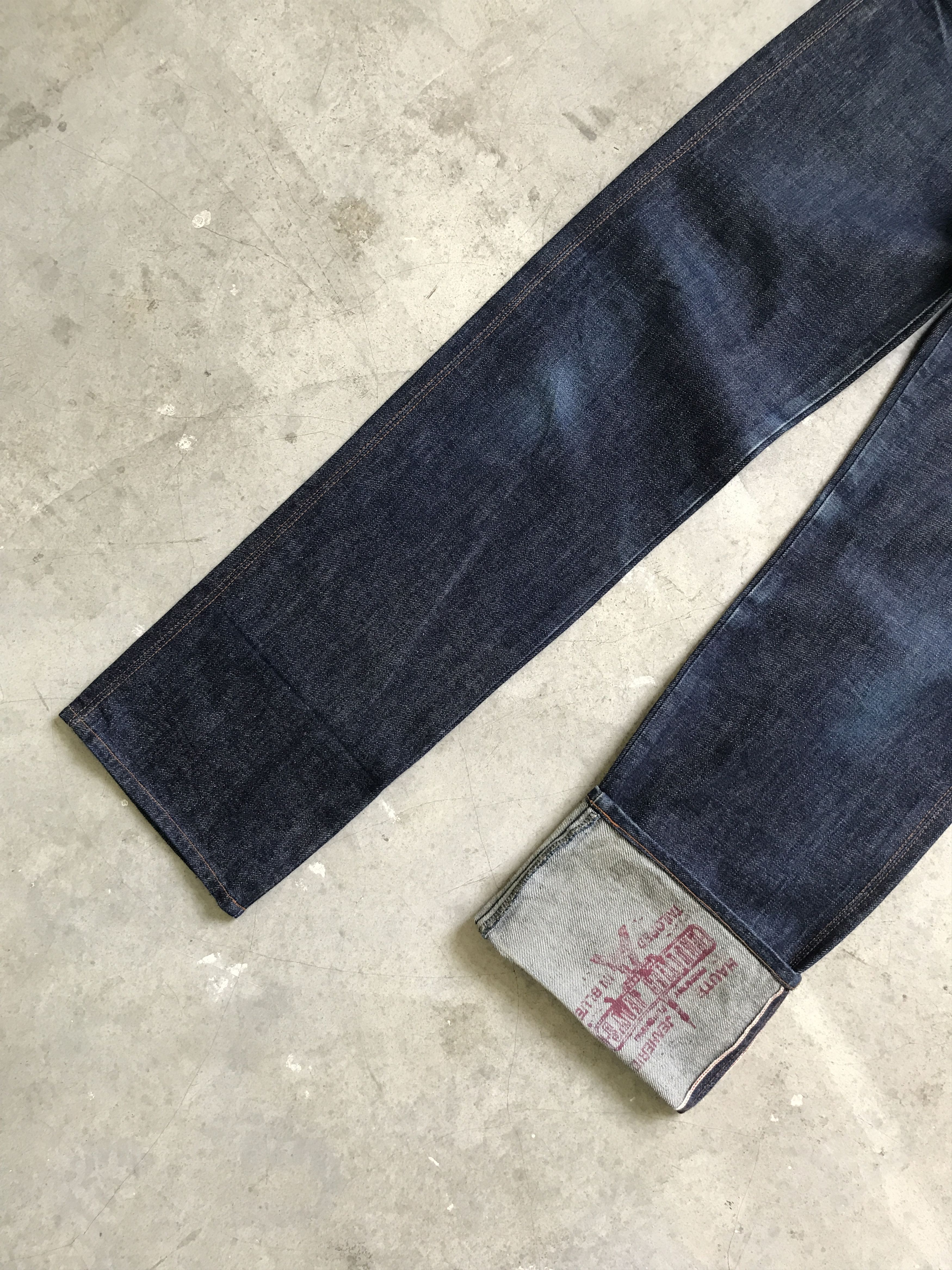 Jean Paul Gaultier 2-D1 - GAULTIER Designer Stylish Selvedge Denim Size US 29 - 3 Thumbnail