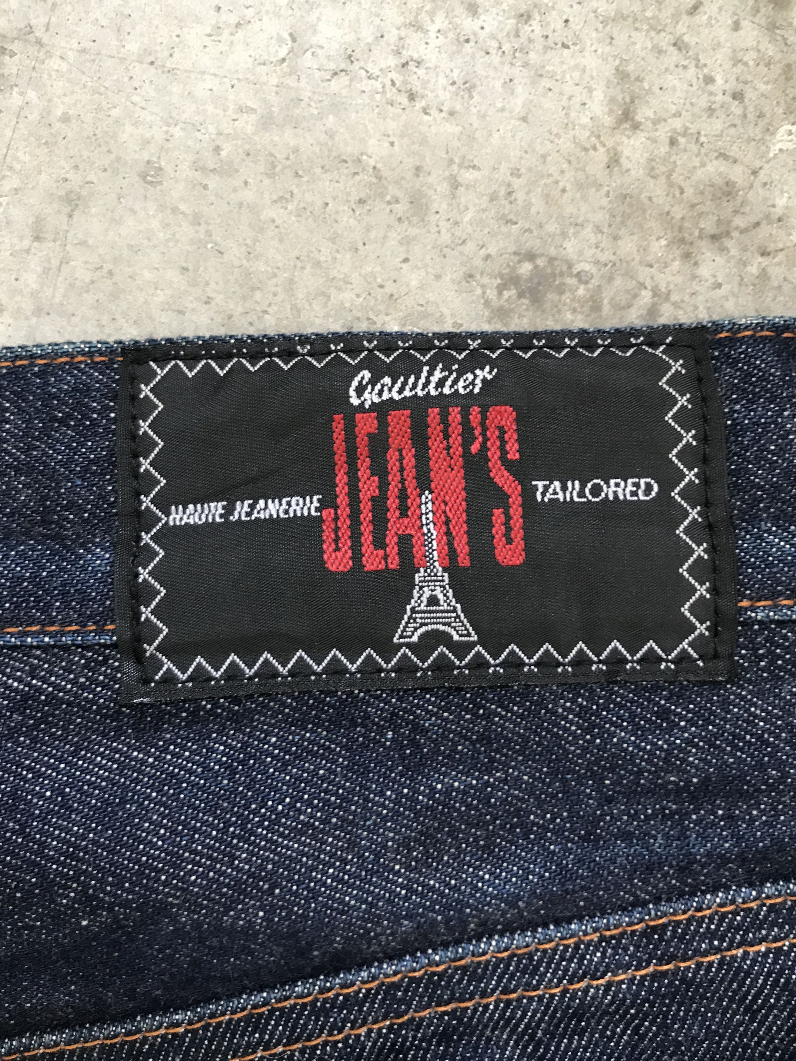 Jean Paul Gaultier 2-D1 - GAULTIER Designer Stylish Selvedge Denim Size US 29 - 15 Thumbnail