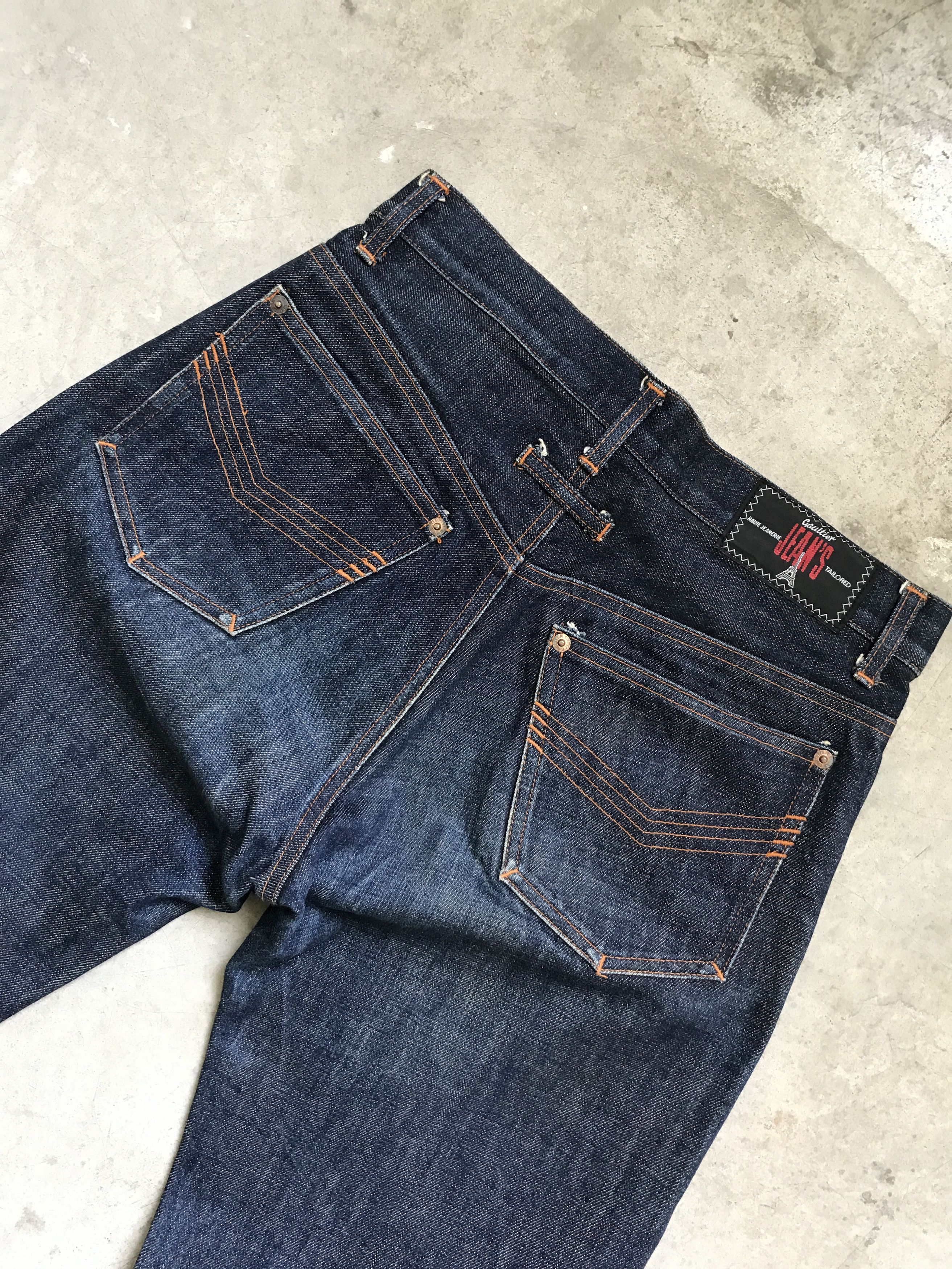 Jean Paul Gaultier 2-D1 - GAULTIER Designer Stylish Selvedge Denim Size US 29 - 12 Thumbnail