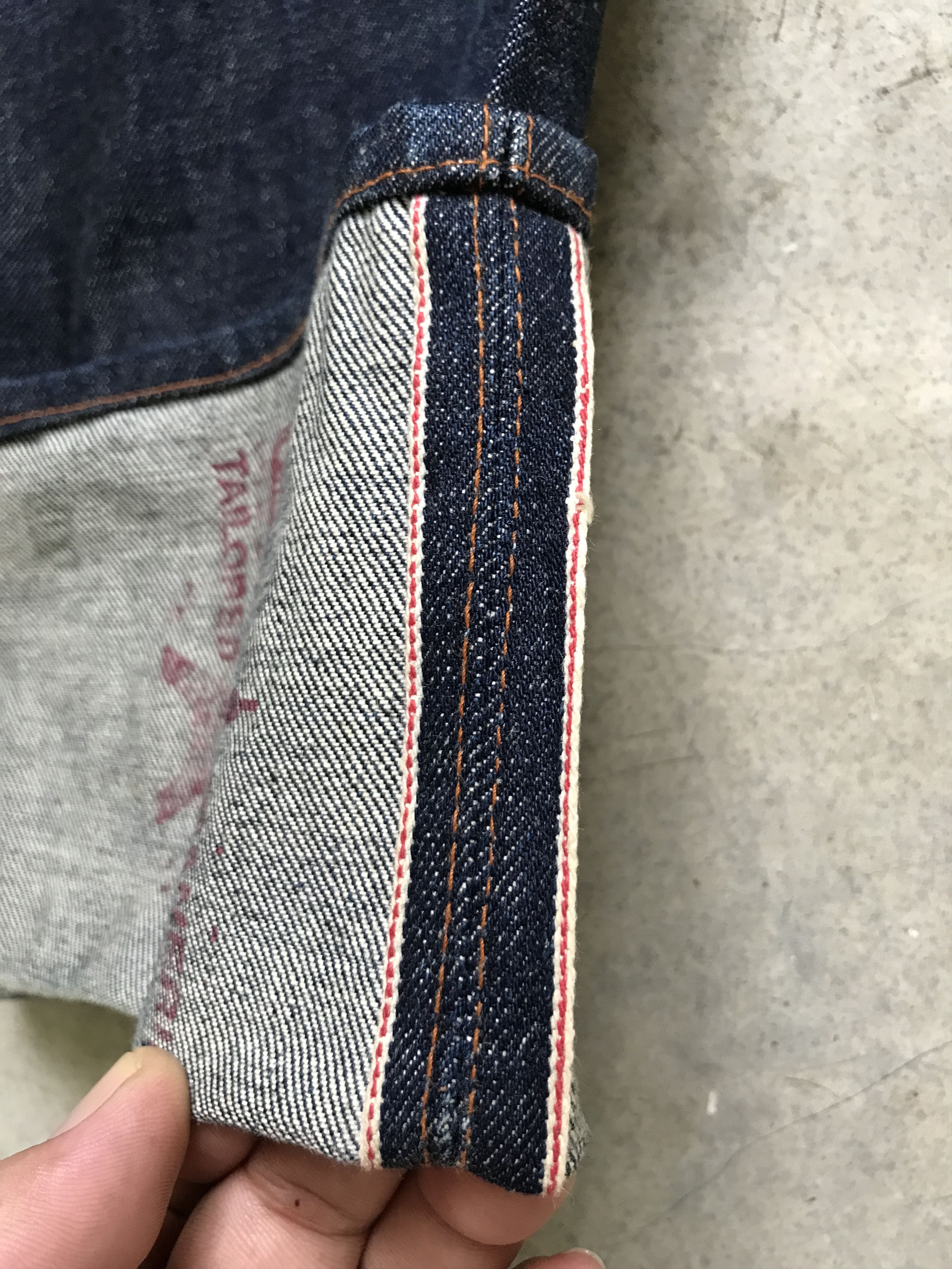 Jean Paul Gaultier 2-D1 - GAULTIER Designer Stylish Selvedge Denim Size US 29 - 5 Thumbnail