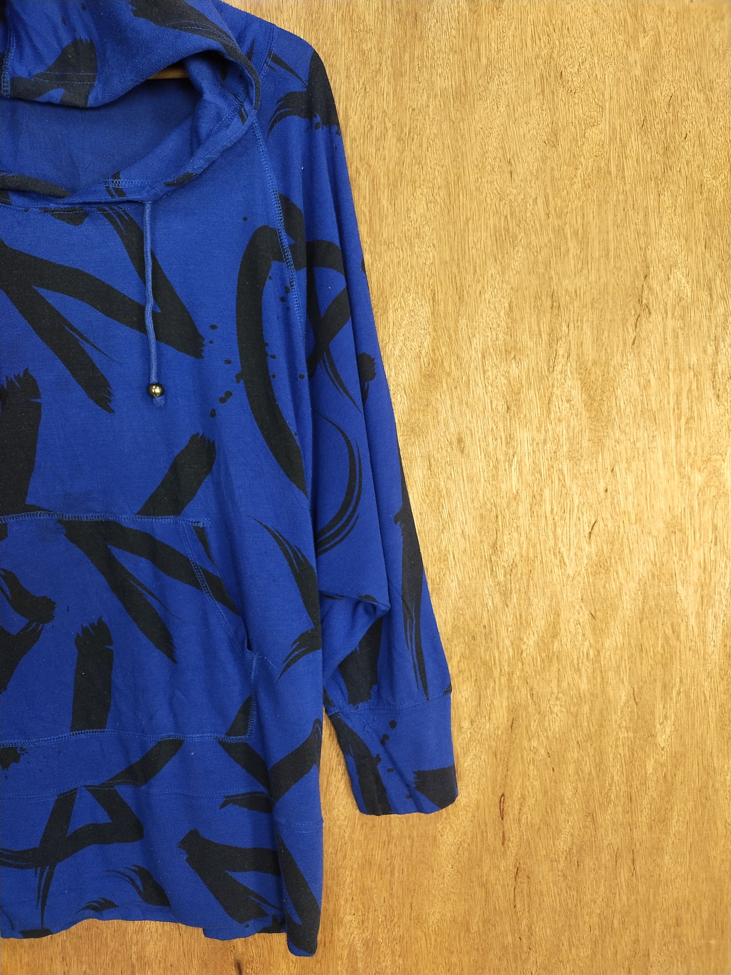 Japanese Brand Strange Heaven blue fullprint font hoodie sweatshirt #S189 Size US L / EU 52-54 / 3 - 4 Thumbnail