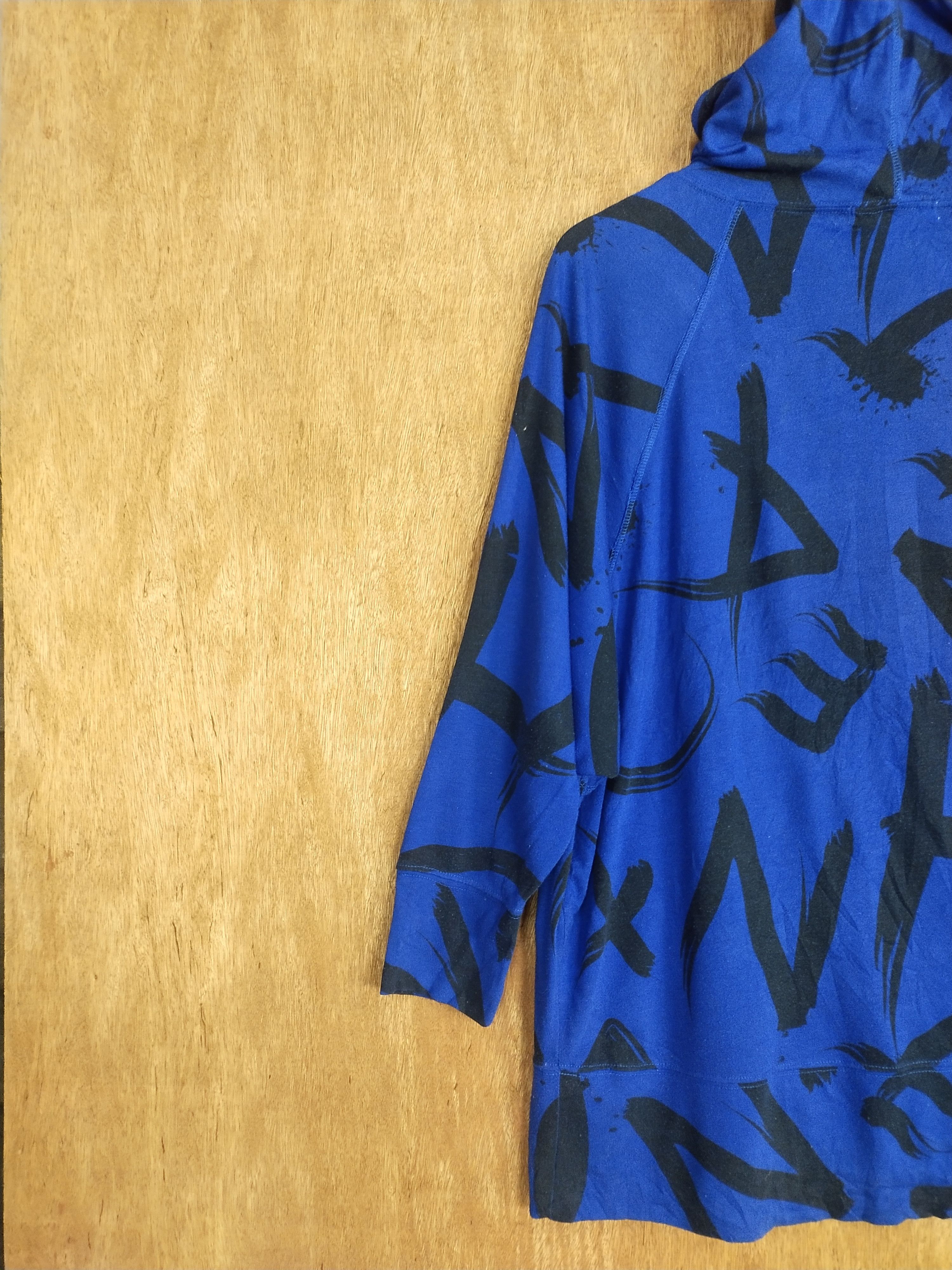 Japanese Brand Strange Heaven blue fullprint font hoodie sweatshirt #S189 Size US L / EU 52-54 / 3 - 10 Thumbnail