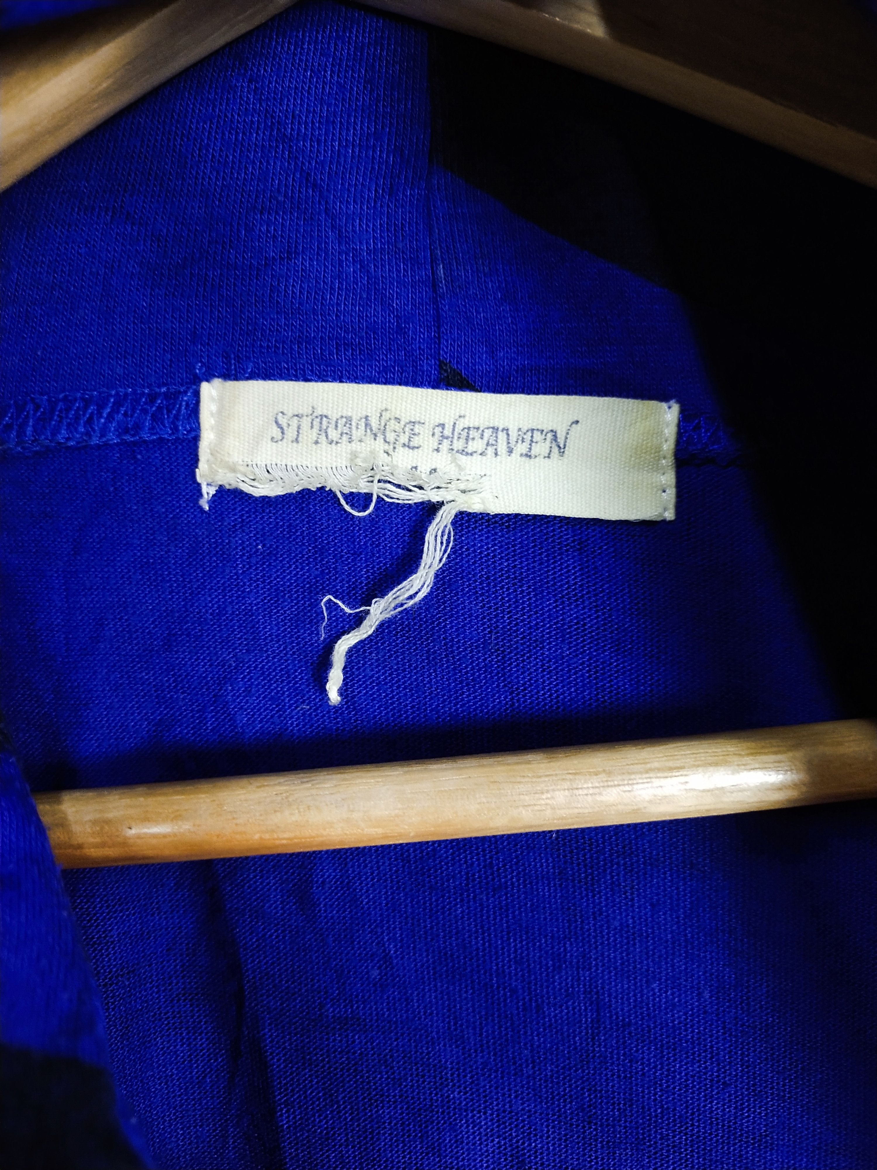 Japanese Brand Strange Heaven blue fullprint font hoodie sweatshirt #S189 Size US L / EU 52-54 / 3 - 6 Thumbnail