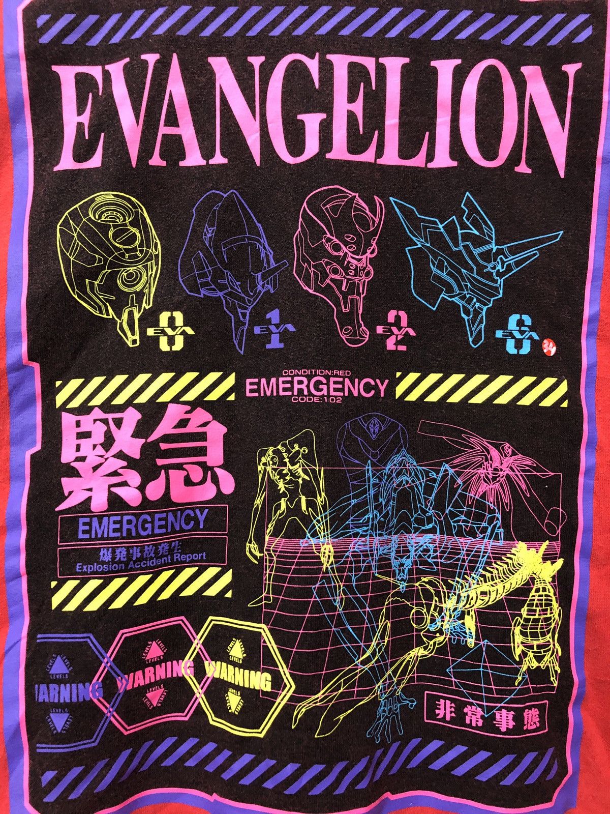 Japanese Brand Evangelion GU T-Shirt Size US M / EU 48-50 / 2 - 2 Thumbnail