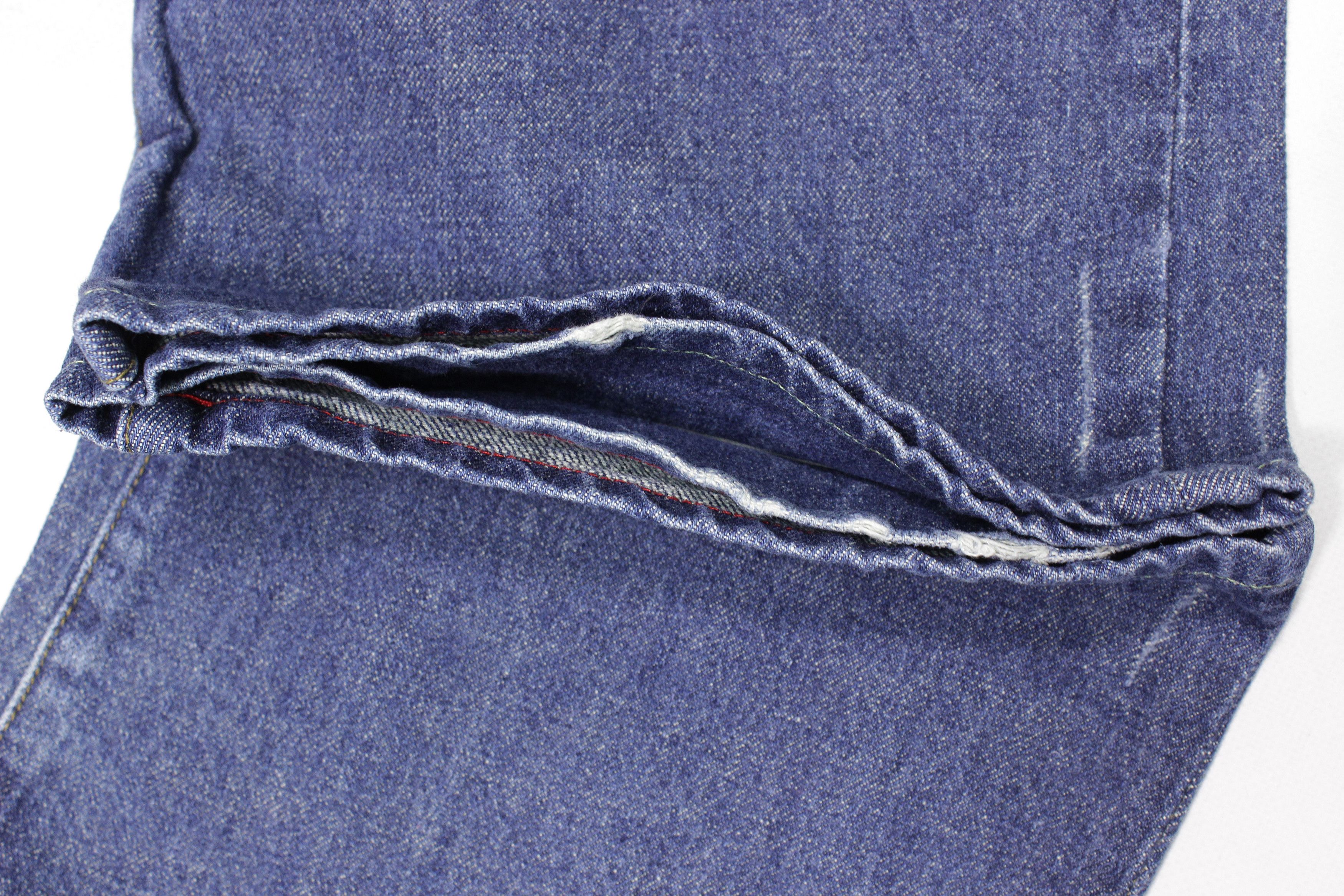Von Dutch 90S Big Logo Patch Work Distress Jeans Vintage Size US 36 / EU 52 - 8 Thumbnail