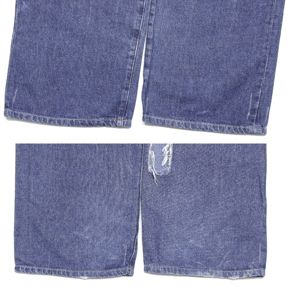 Von Dutch 90S Big Logo Patch Work Distress Jeans Vintage Size US 36 / EU 52 - 7 Thumbnail