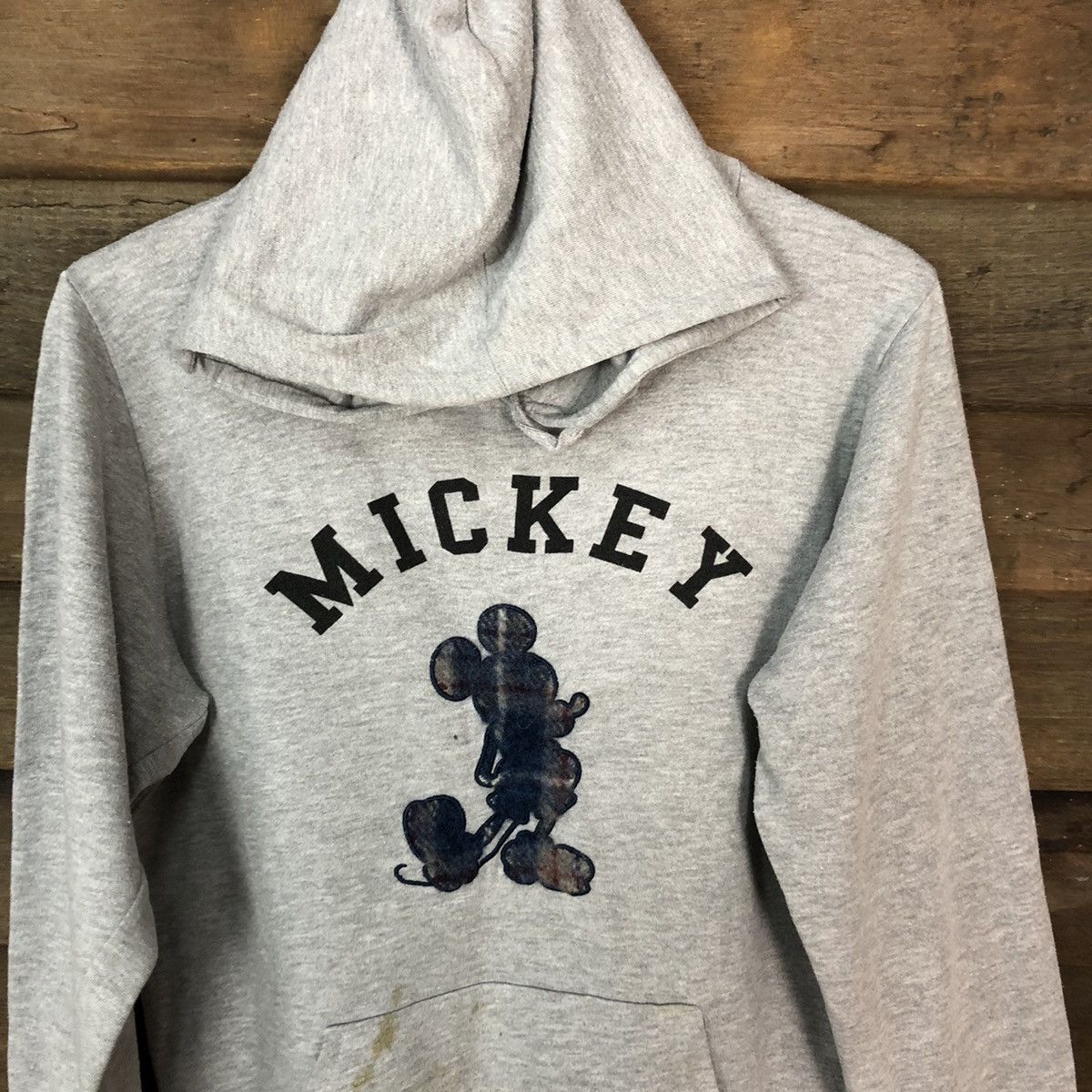 Harris Tweed Mickey Mouse X Harris Tweed Grey Hoodie sweatshirt #4787 Size US M / EU 48-50 / 2 - 6 Thumbnail