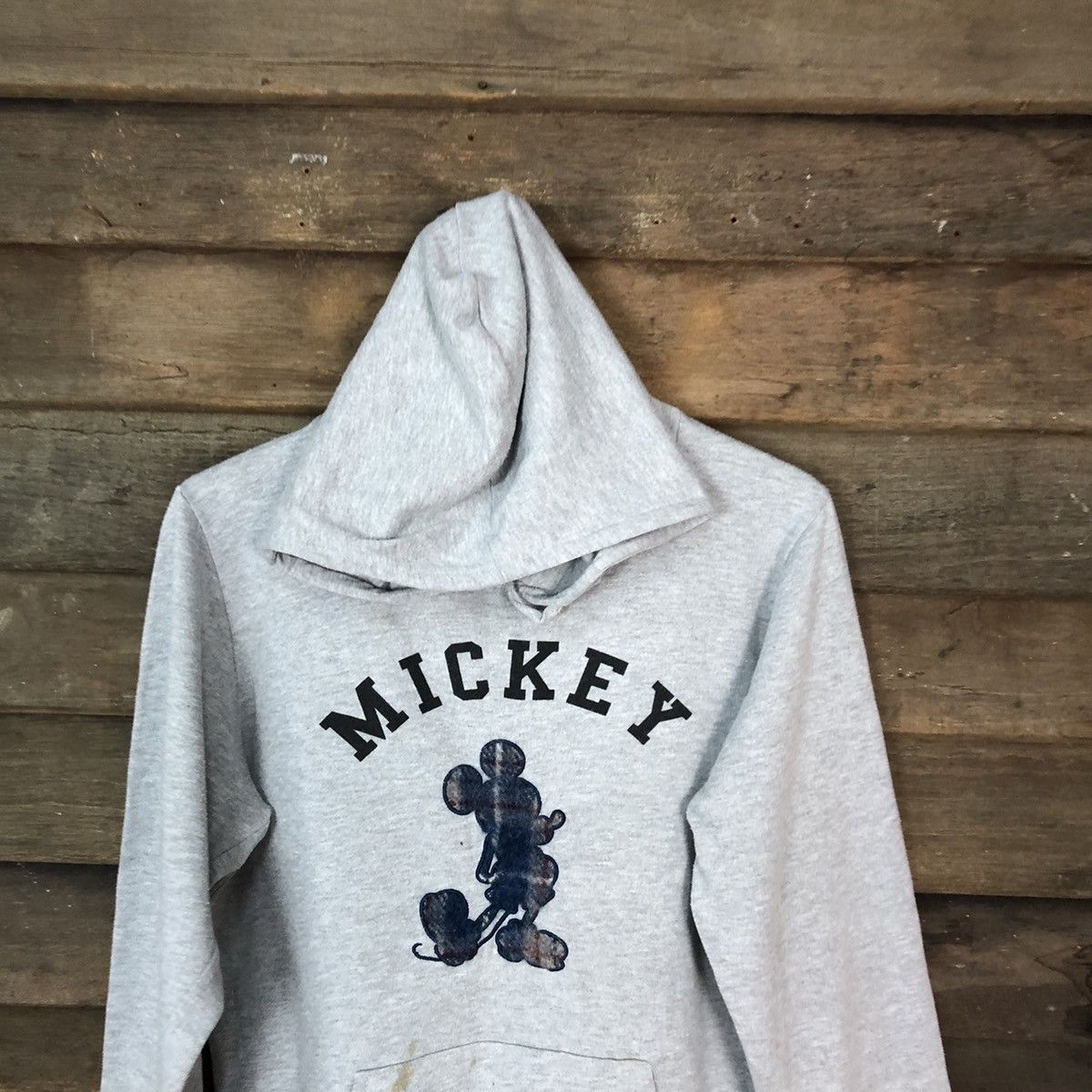 Harris Tweed Mickey Mouse X Harris Tweed Grey Hoodie sweatshirt #4787 Size US M / EU 48-50 / 2 - 2 Thumbnail