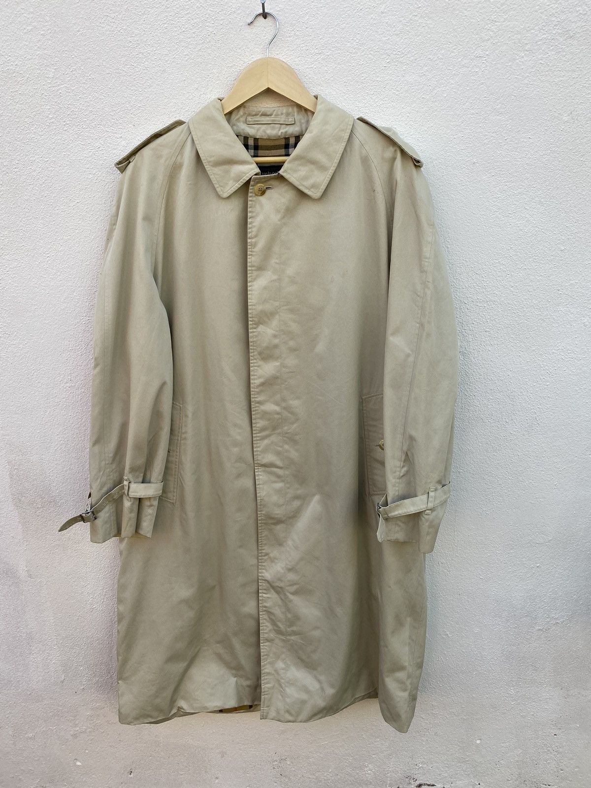 Burberry Prorsum Vintage Burberrys nova check inside trench coat / parkas Size US L / EU 52-54 / 3 - 2 Thumbnail