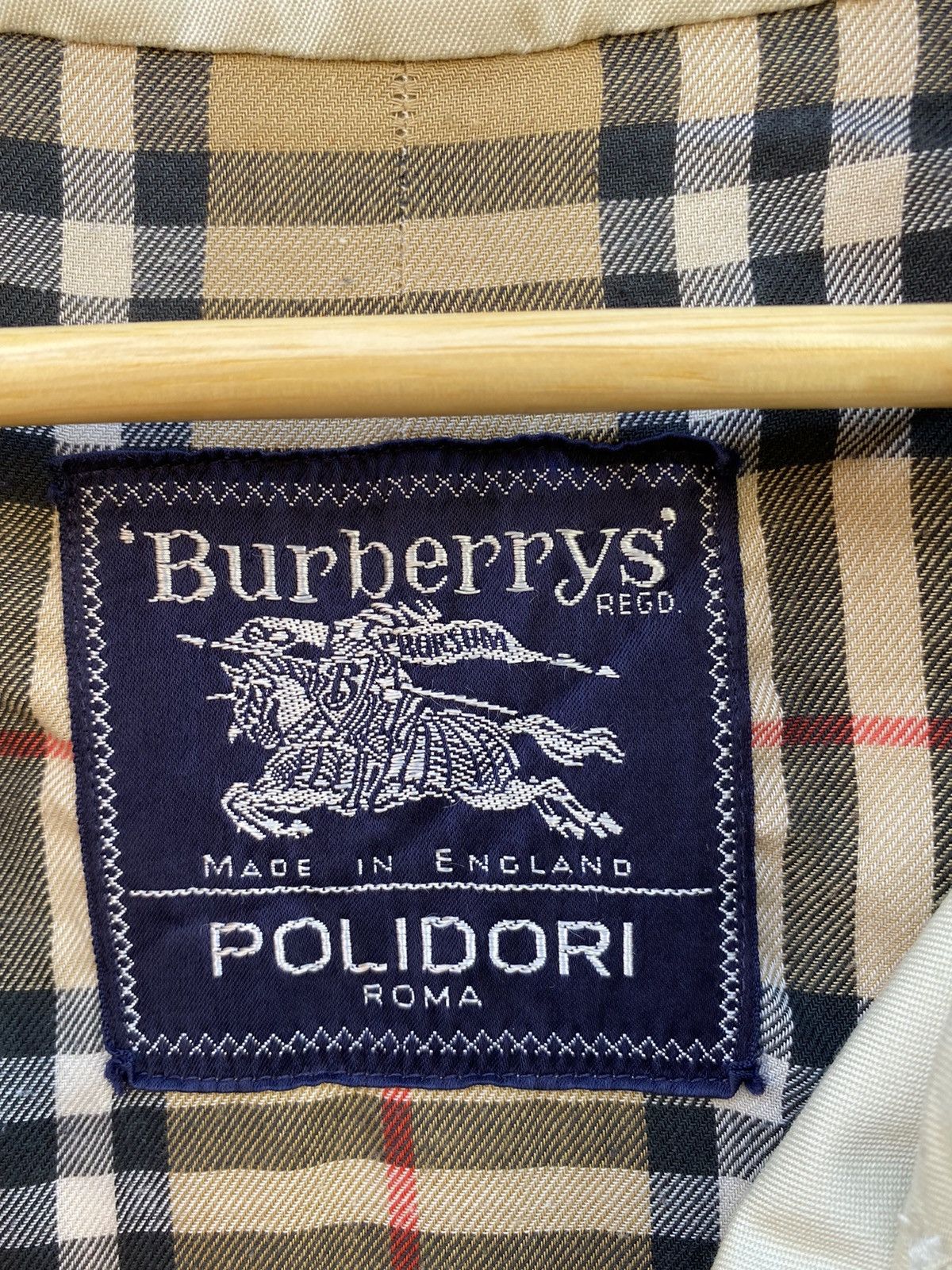 Burberry Prorsum Vintage Burberrys nova check inside trench coat / parkas Size US L / EU 52-54 / 3 - 4 Thumbnail