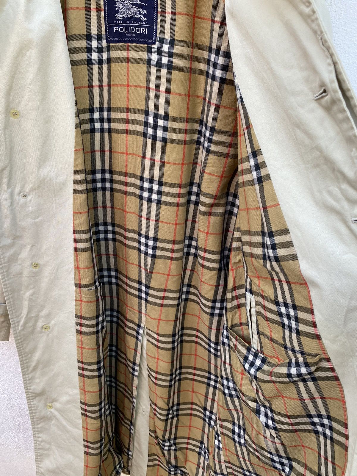 Burberry Prorsum Vintage Burberrys nova check inside trench coat / parkas Size US L / EU 52-54 / 3 - 8 Thumbnail